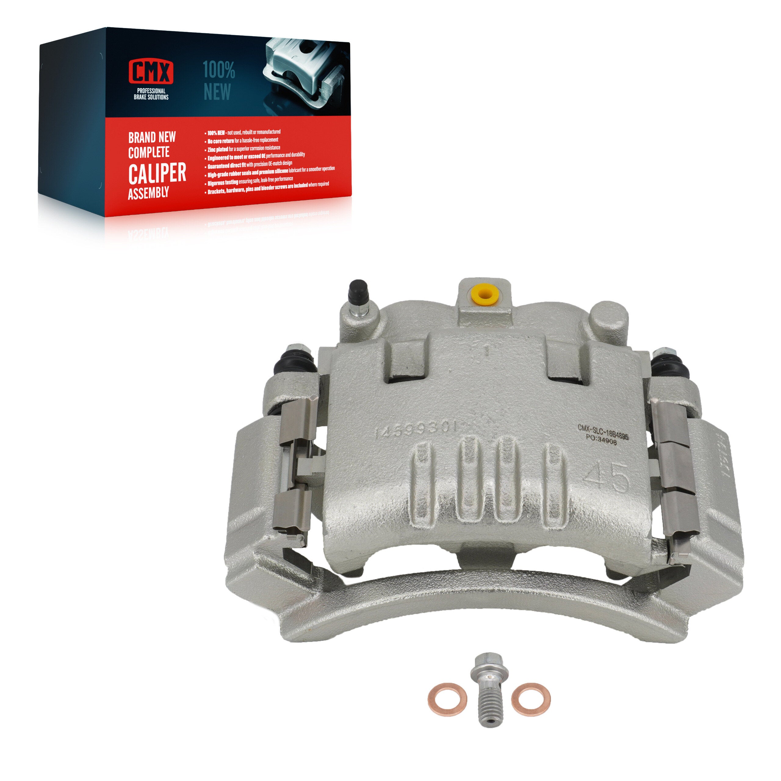CMX SLC-18B4895 Disc Brake Caliper for 2003-2008 Dodge Ram 1500, Dodge Ram 2500, Dodge Ram 3500 - Rear Left