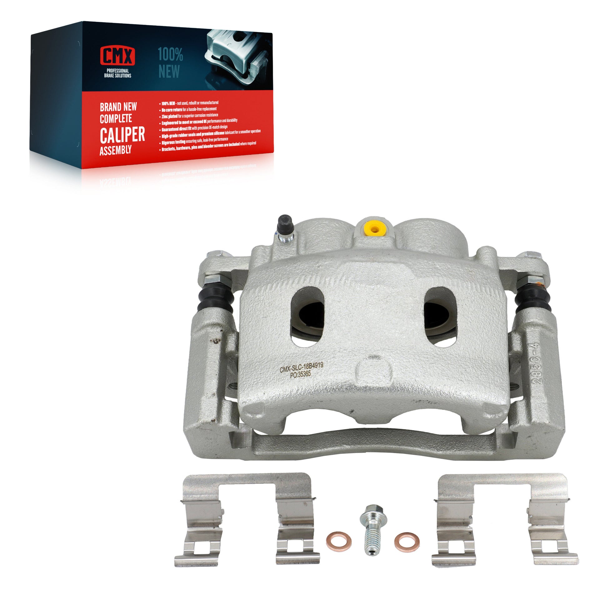 CMX SLC-18B4919 Disc Brake Caliper for 2005-2008 Cadillac Escalade, Cadillac Escalade ESV, Cadillac Escalade EXT - Front Left