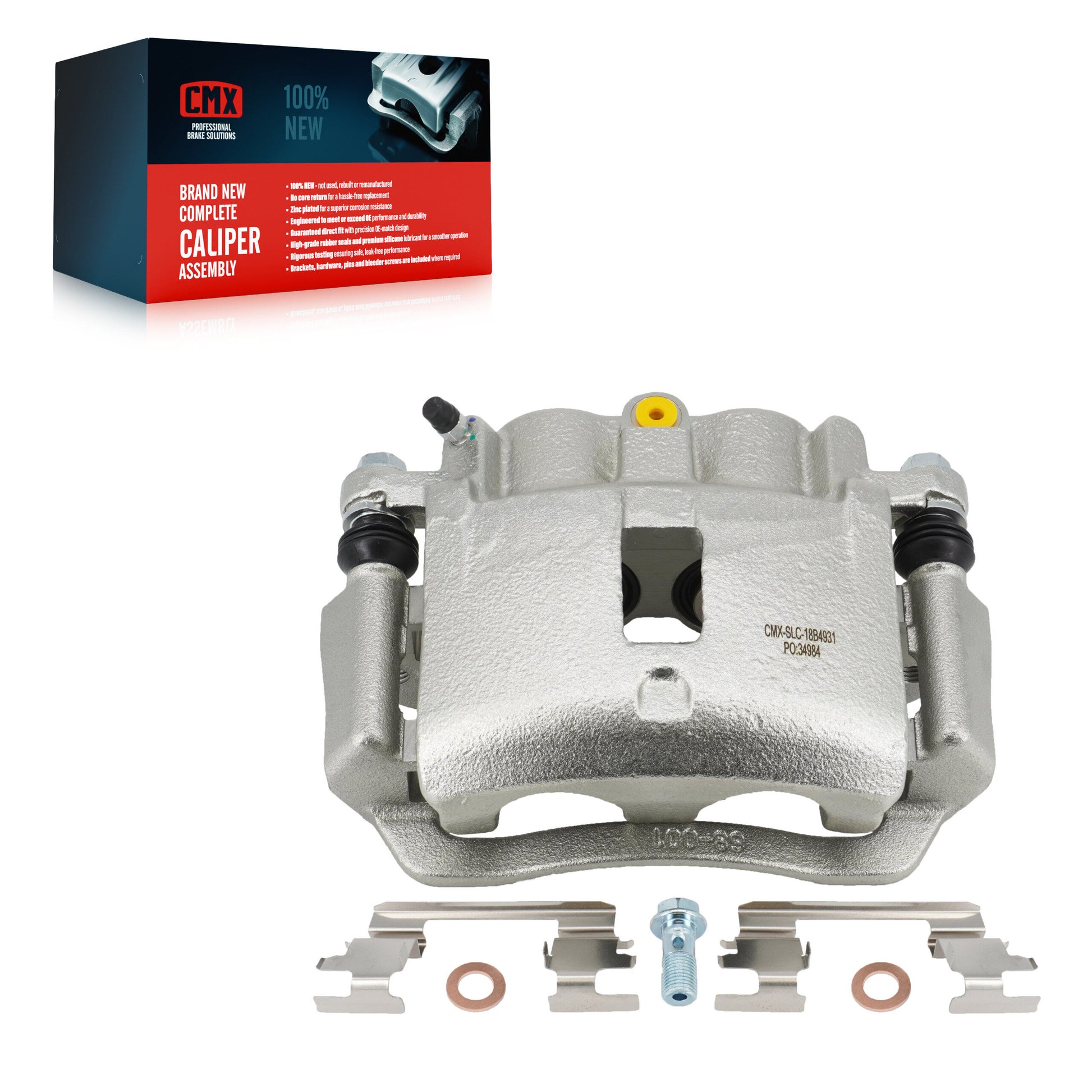 CMX SLC-18B4931 Disc Brake Caliper for 2003-2006 Chevrolet Express 2500, GMC Savana 2500 - Rear Right