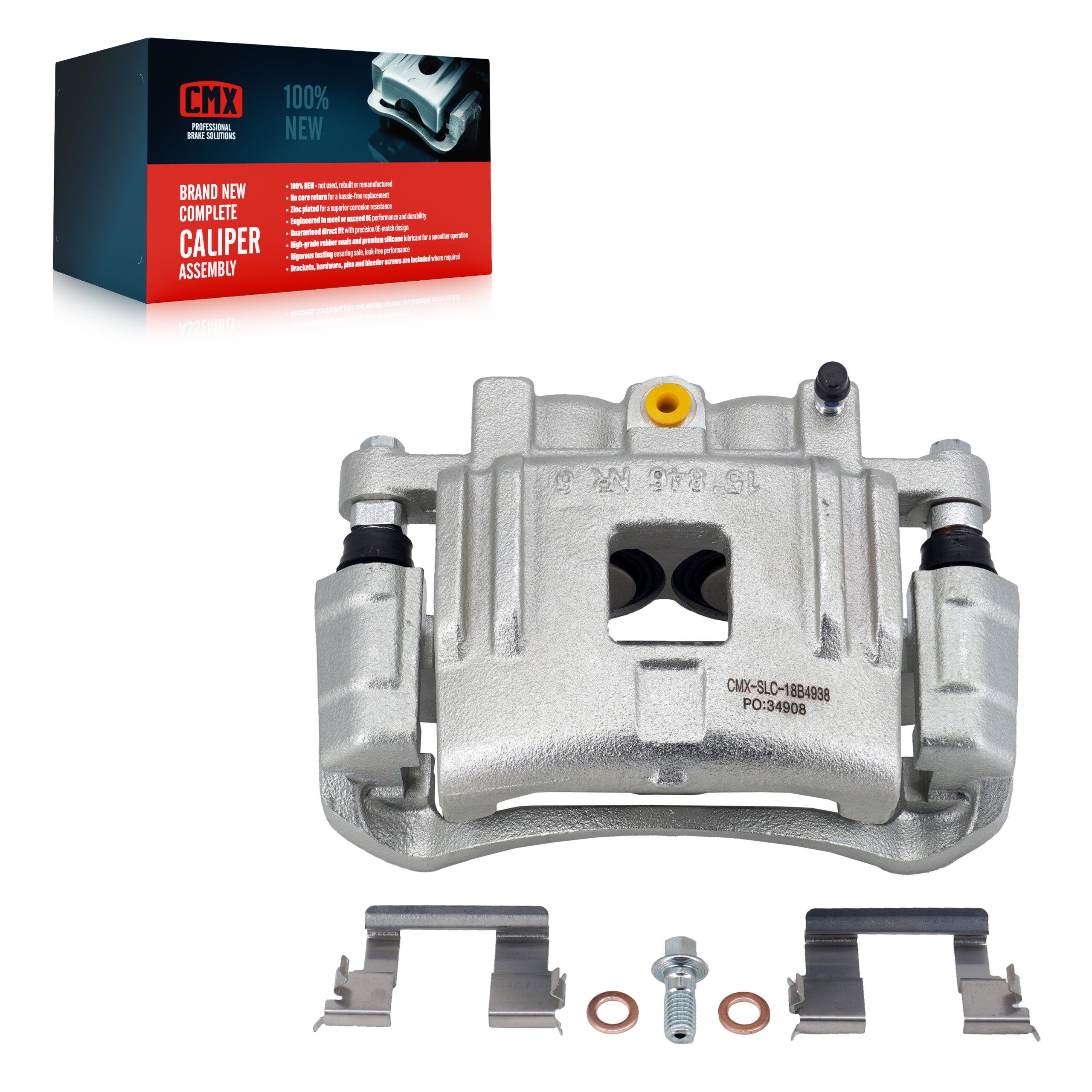 CMX SLC-18B4938 Disc Brake Caliper for 2004-2008 Isuzu i-290, Isuzu i-370, Isuzu i-280 - Front Right