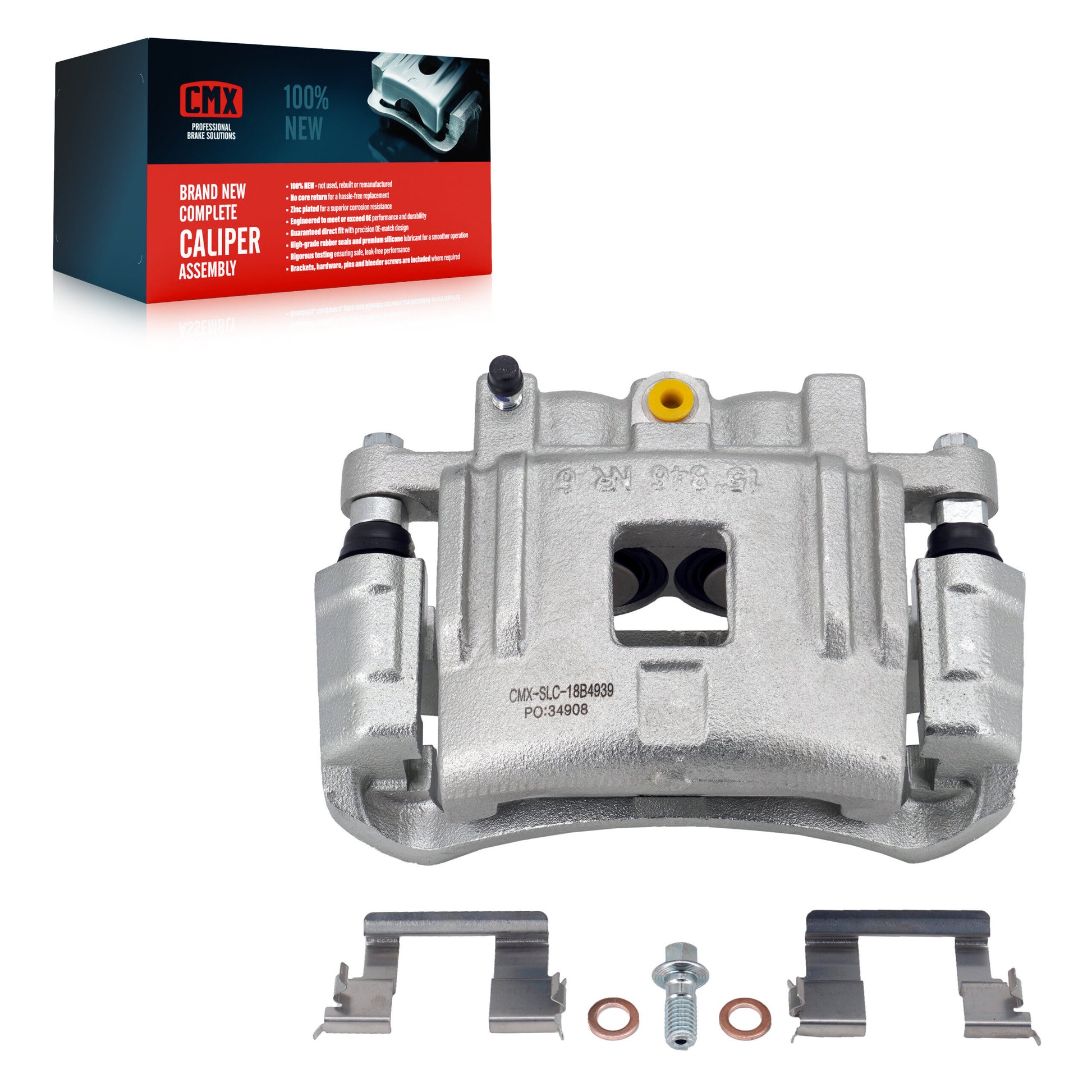 CMX SLC-18B4939 Disc Brake Caliper for 2004-2008 Isuzu i-290, Isuzu i-370, Isuzu i-280 - Front Left