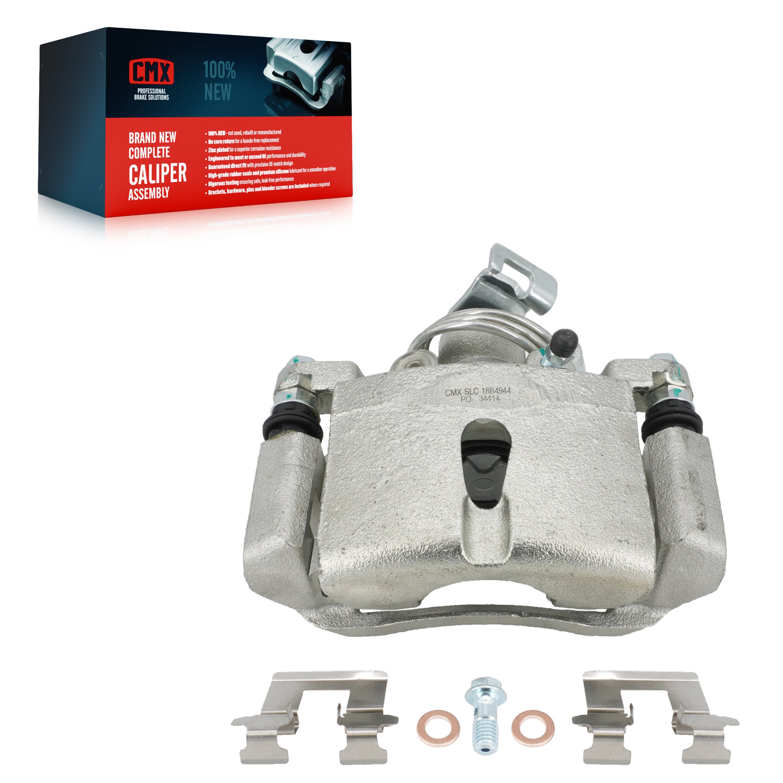 CMX SLC-18B4944 Disc Brake Caliper for 2005-2009 Pontiac Montana, Buick Terraza, Chevrolet Uplander - Rear Left
