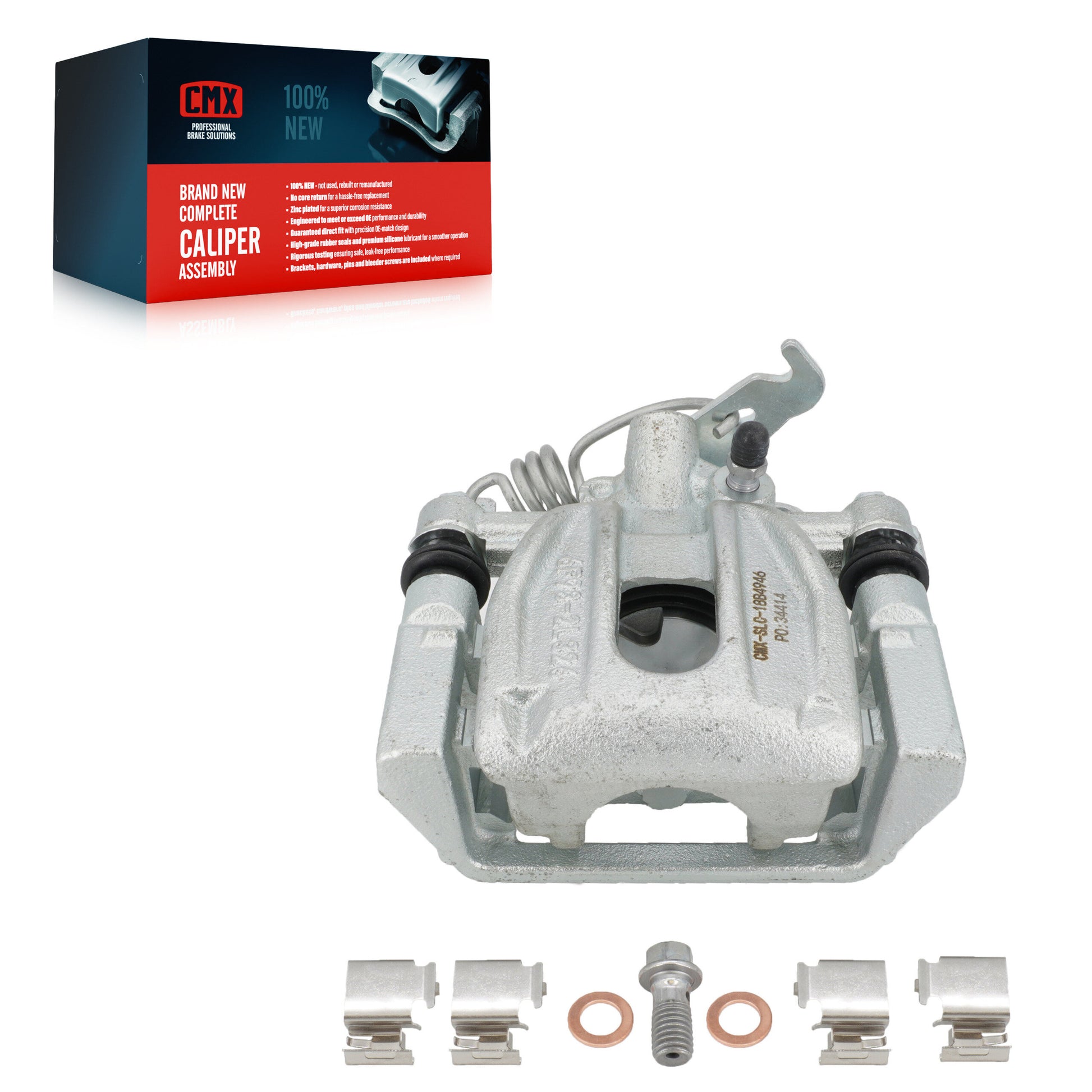 CMX SLC-18B4946 Disc Brake Caliper for 2005-2009 Ford Taurus, Ford Taurus X, Mercury Sable - Rear Left