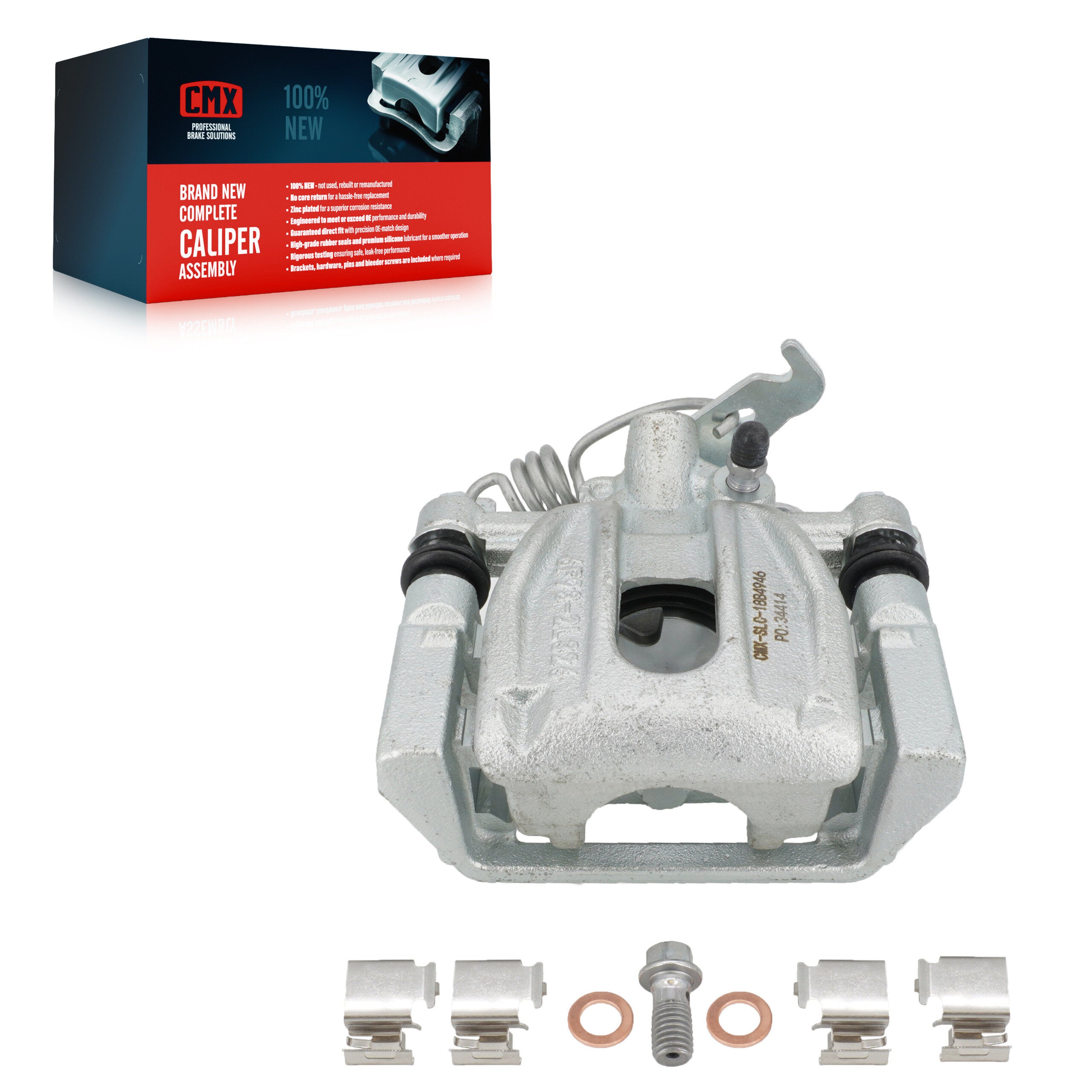 CMX SLC-18B4946 Disc Brake Caliper for 2005-2009 Ford Taurus, Ford Taurus X, Mercury Sable - Rear Left
