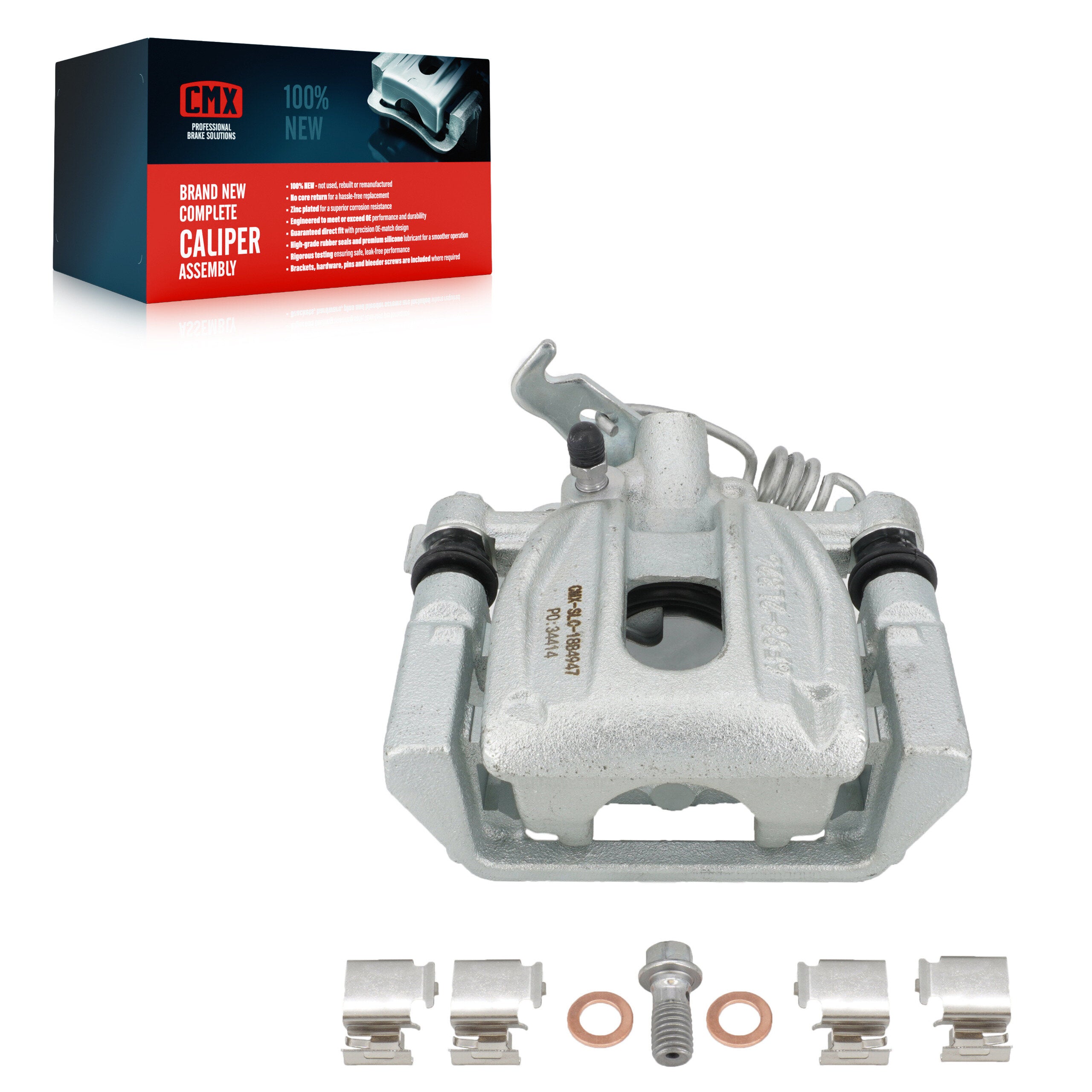 CMX SLC-18B4947 Disc Brake Caliper for 2005-2009 Ford Taurus, Ford Taurus X, Mercury Sable - Rear Right