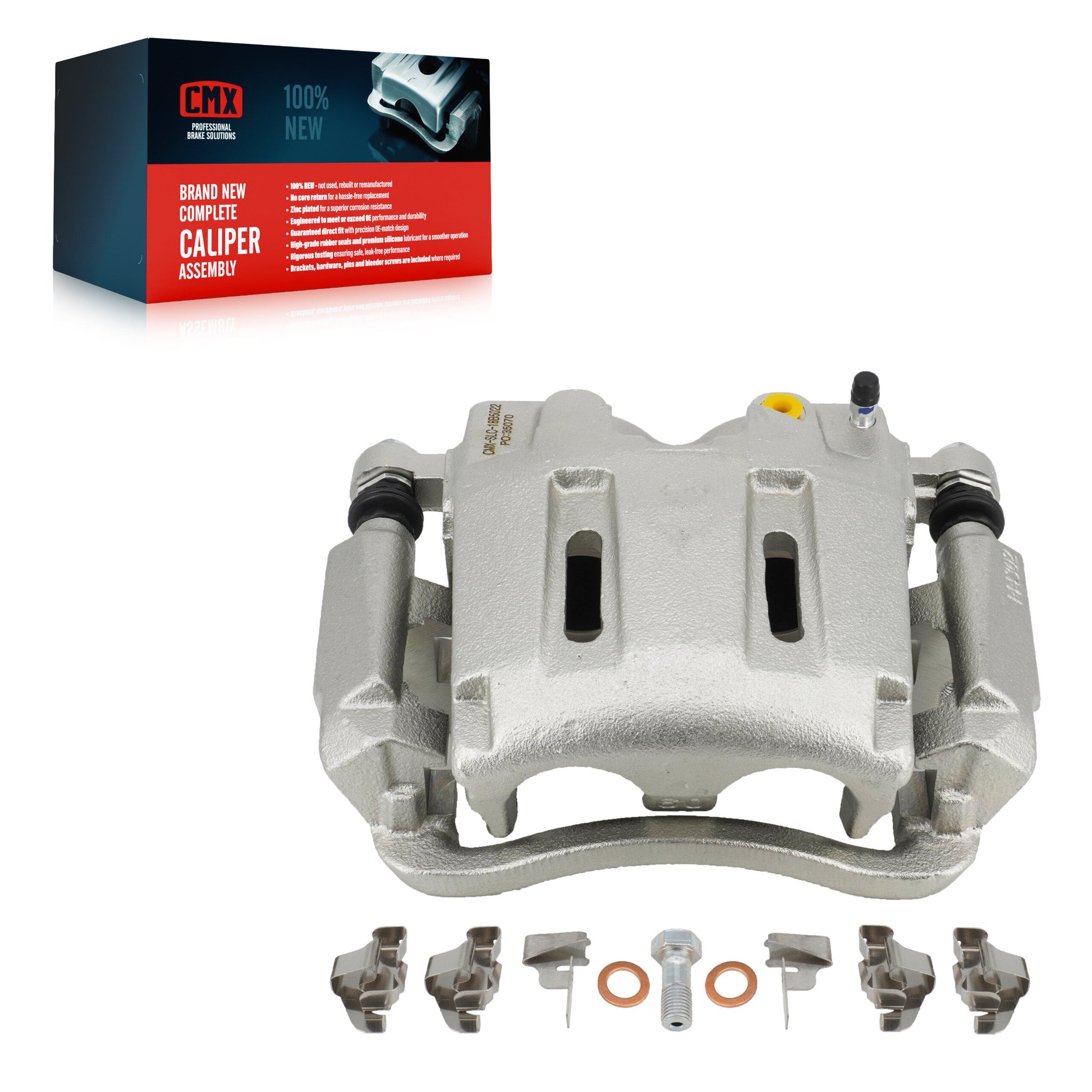 CMX SLC-18B5022 Disc Brake Caliper for 2005-2012 Ford F-250 Super Duty, Ford F-350 Super Duty - Front Right