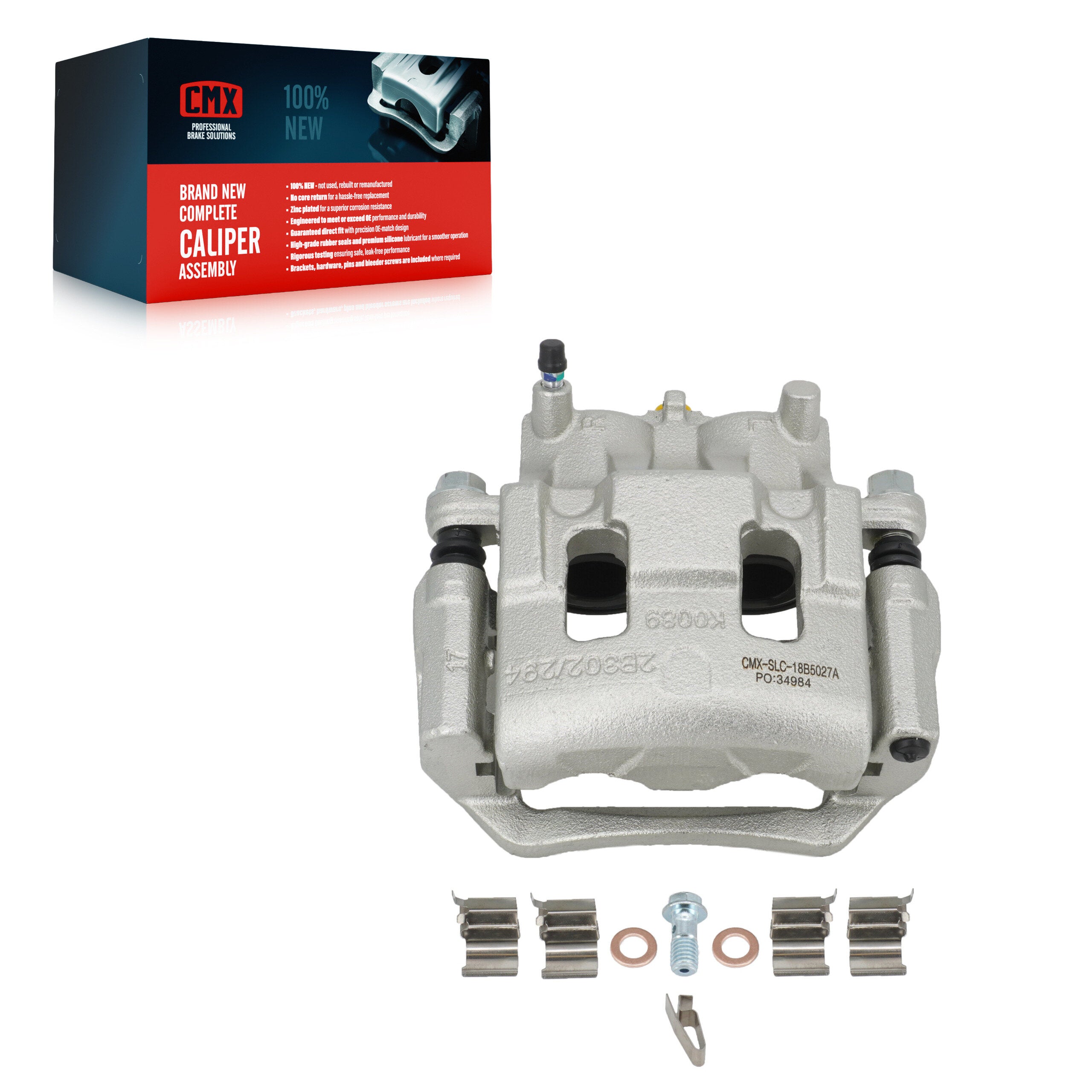 CMX SLC-18B5027A Disc Brake Caliper for 2007-2010 Ford Edge, Lincoln MKX - Front Right