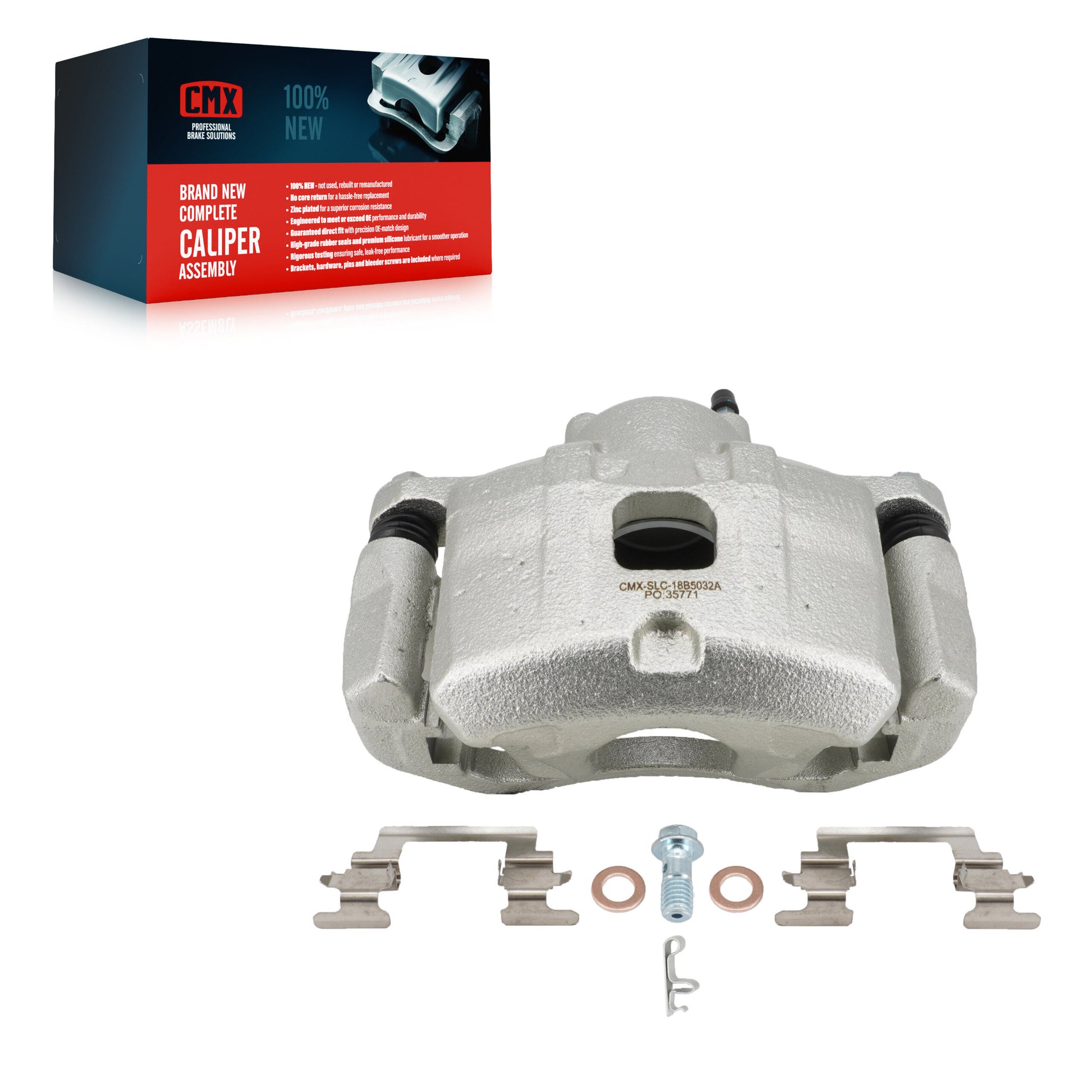CMX SLC-18B5032A Disc Brake Caliper for 2007-2012 Dodge Caliber - Front Left