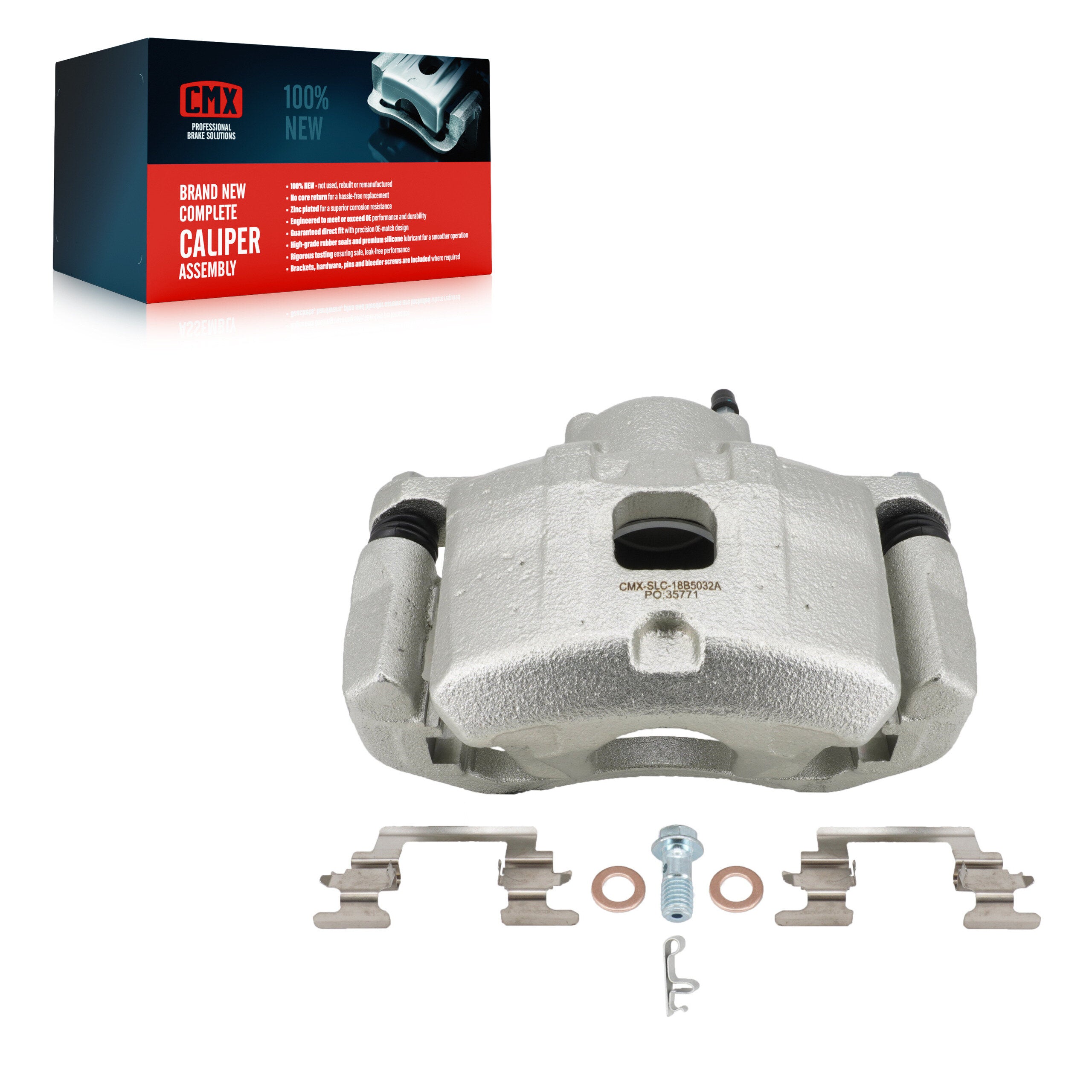 CMX SLC-18B5032A Disc Brake Caliper for 2007-2012 Dodge Caliber - Front Left