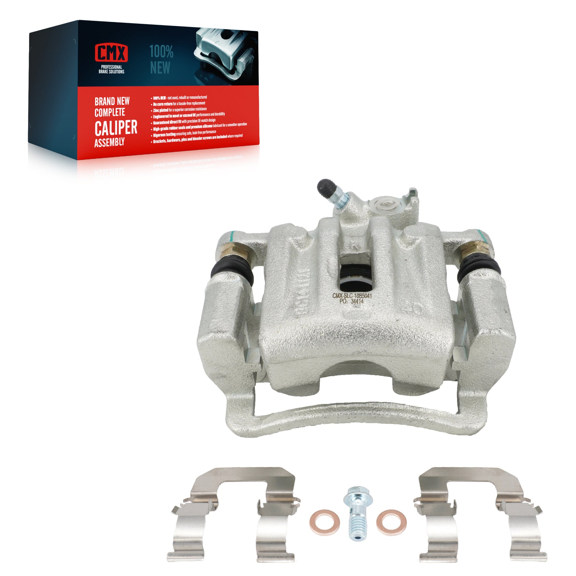 CMX SLC-18B5041 Disc Brake Caliper for 2007-2017 Chevrolet Captiva Sport, GMC Terrain, Saturn Vue - Rear Right