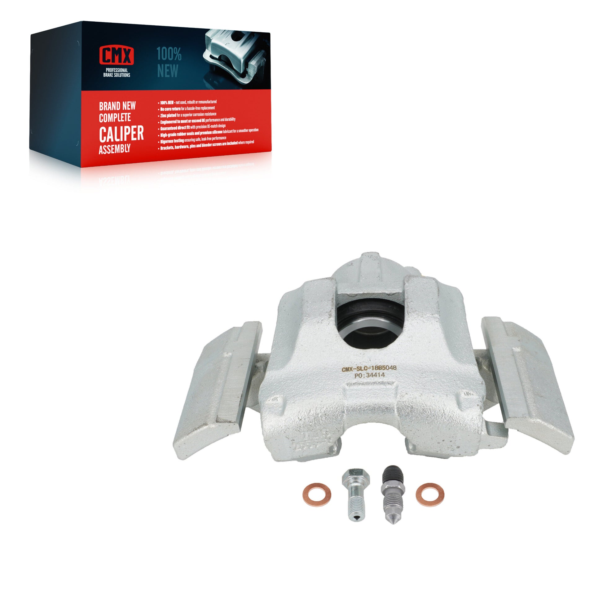 CMX SLC-18B5048 Disc Brake Caliper for 2007-2017 Ford Expedition, Lincoln Navigator - Rear Right