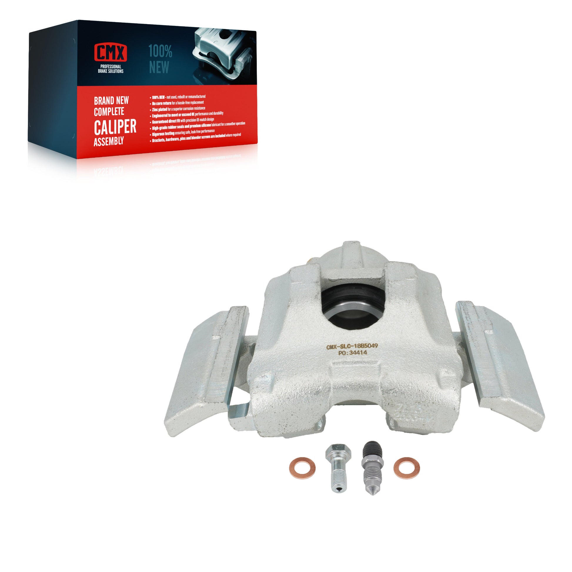 CMX SLC-18B5049 Disc Brake Caliper for 2007-2017 Ford Expedition, Lincoln Navigator - Rear Left