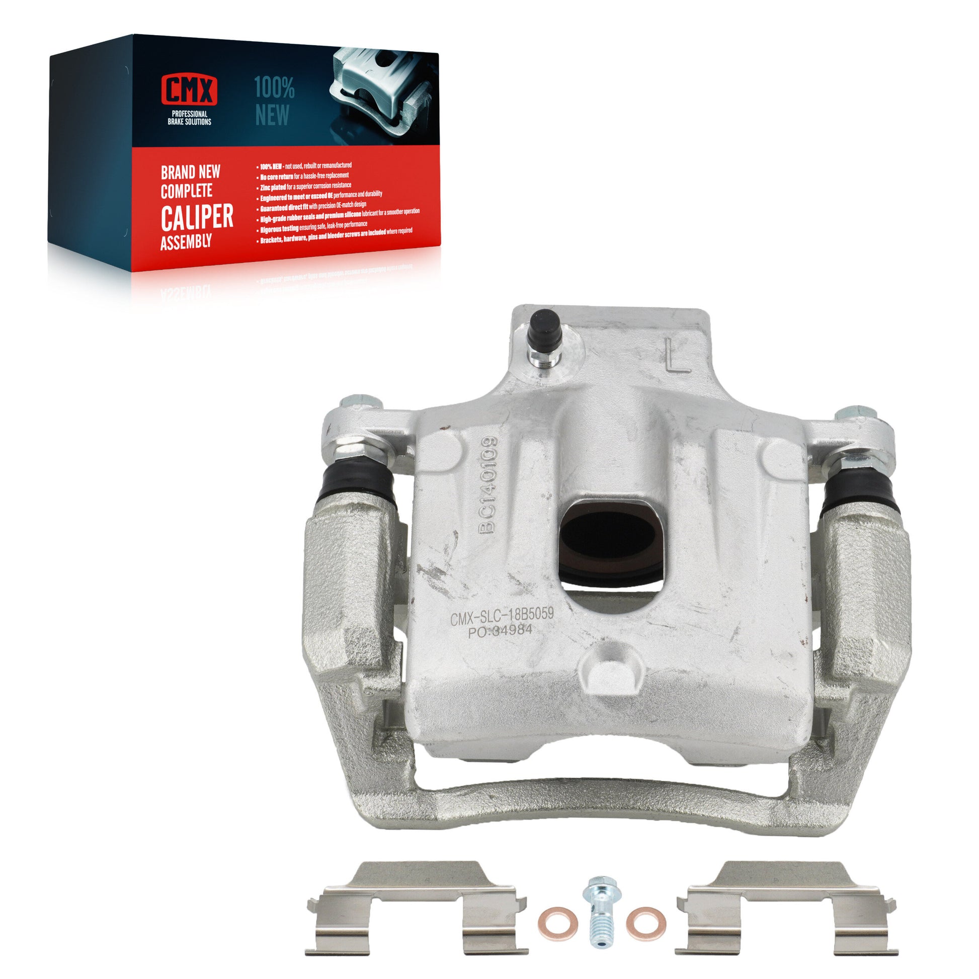 CMX SLC-18B5059 Disc Brake Caliper for 2007-2019 GMC Acadia Limited, Cadillac XTS, Chevrolet Traverse - Rear Left