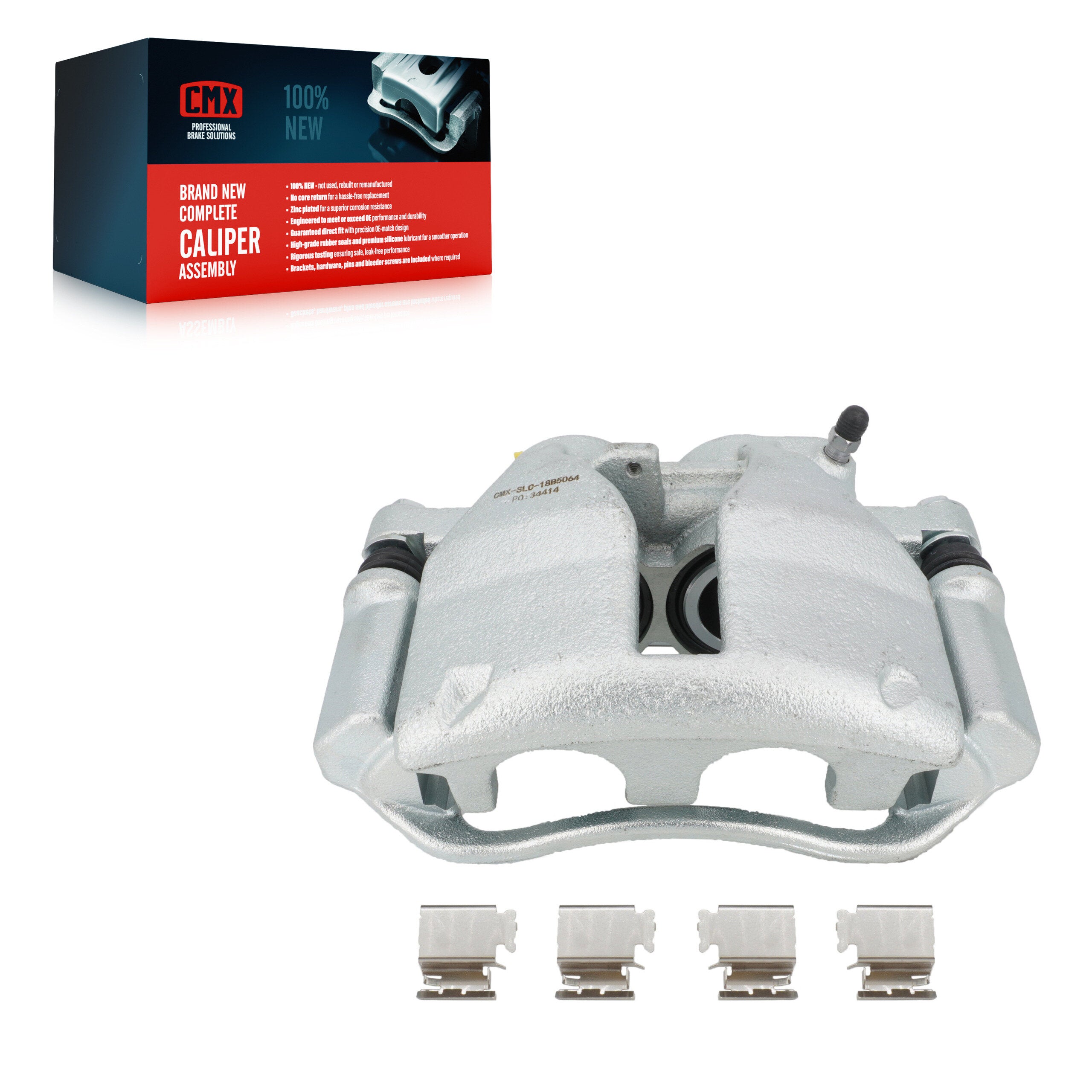 CMX SLC-18B5064 Disc Brake Caliper for 2007-2018 Mercedes-Benz Sprinter 3500XD, Mercedes-Benz Sprinter 3500, Dodge Sprinter 3500 - Rear Left