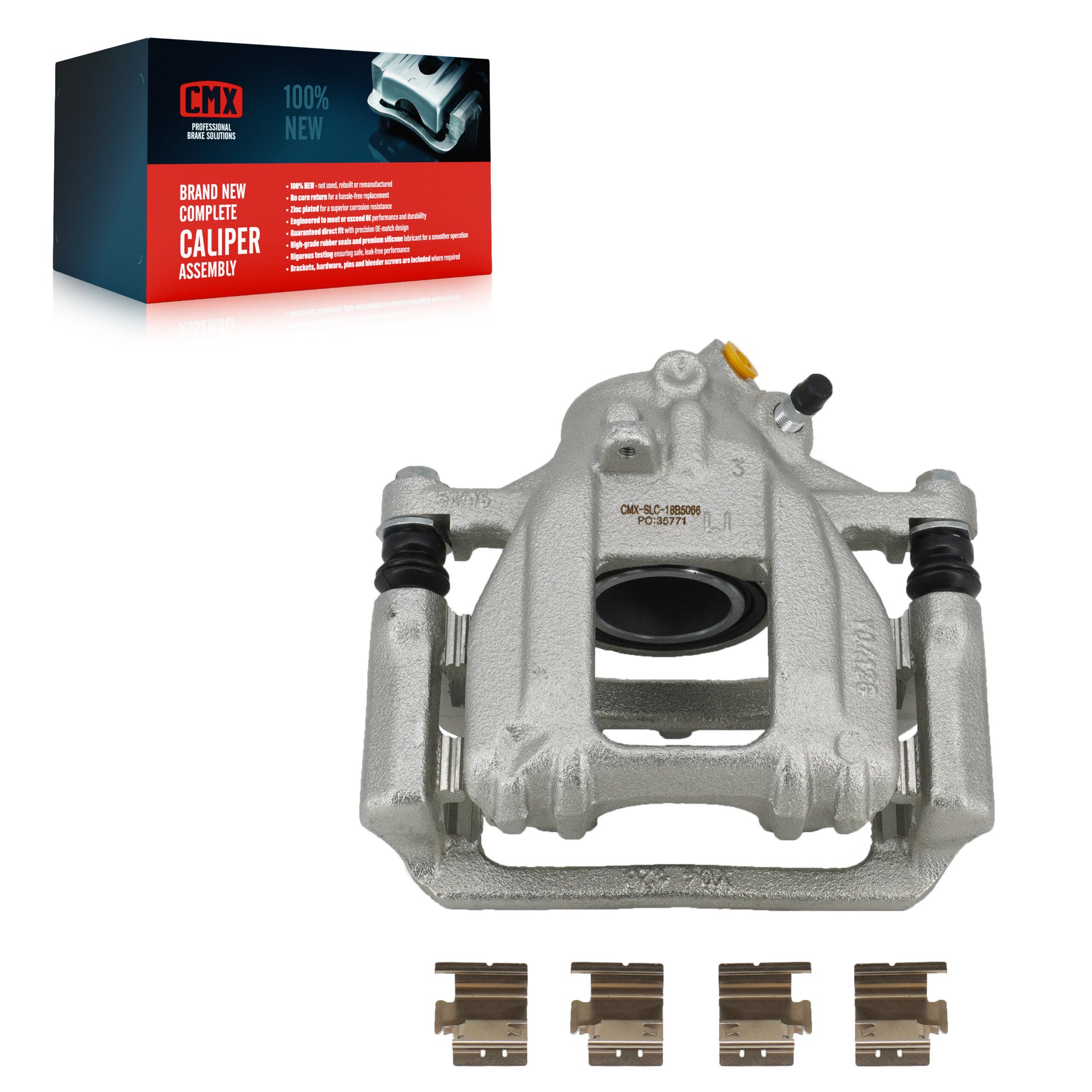 CMX SLC-18B5066 Disc Brake Caliper for 2007-2018 Freightliner Sprinter 3500XD, Mercedes-Benz Sprinter 3500XD, Mercedes-Benz Sprinter 2500 - Rear Left