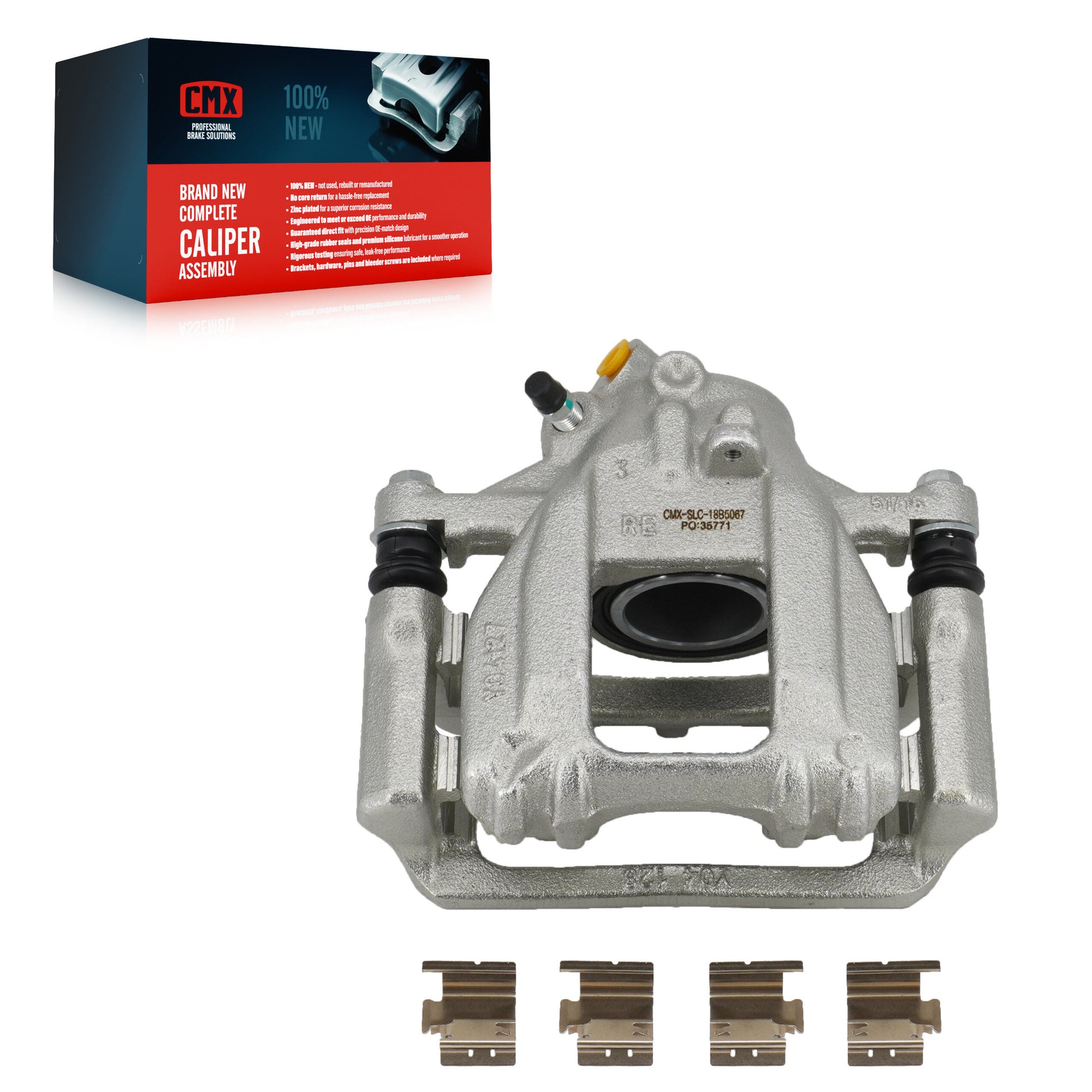 CMX SLC-18B5067 Disc Brake Caliper for 2007-2018 Freightliner Sprinter 3500XD, Mercedes-Benz Sprinter 3500XD, Mercedes-Benz Sprinter 2500 - Rear Right