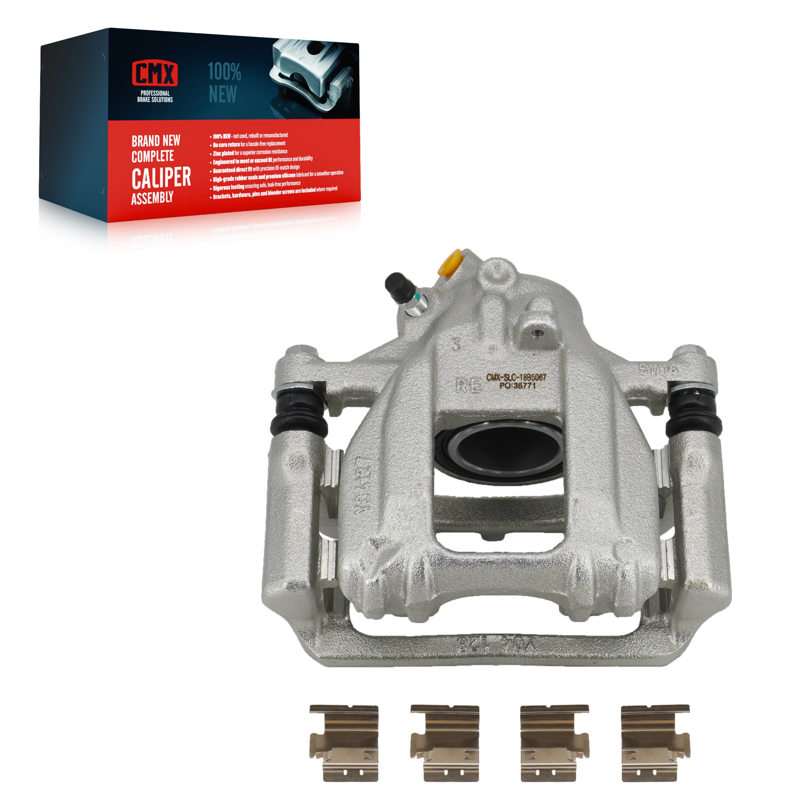 CMX SLC-18B5067 Disc Brake Caliper for 2007-2018 Freightliner Sprinter 3500XD, Mercedes-Benz Sprinter 3500XD, Mercedes-Benz Sprinter 2500 - Rear Right