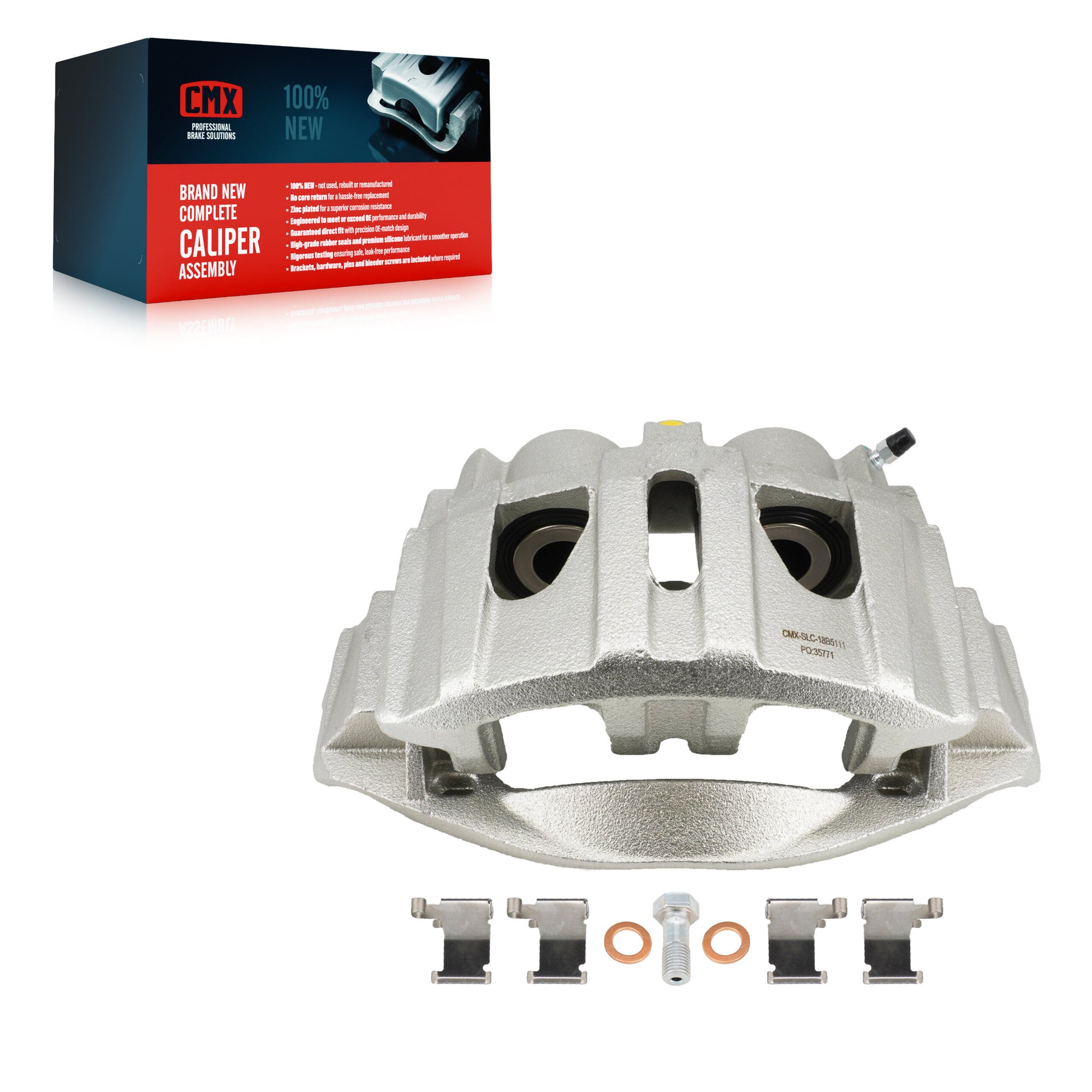 CMX SLC-18B5111 Disc Brake Caliper for 2008-2022 Ford E-450 Super Duty - Rear Right