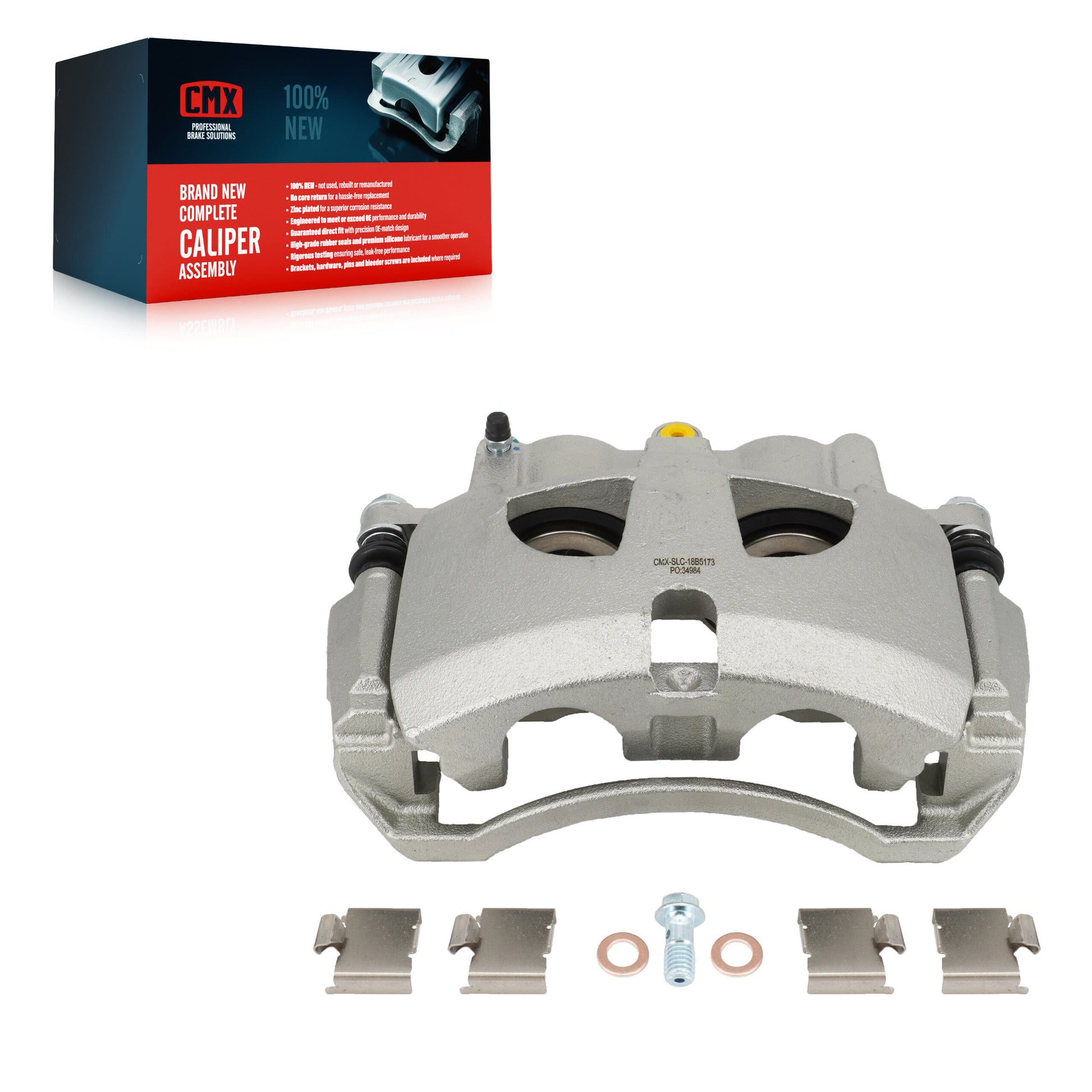 CMX SLC-18B5173 Disc Brake Caliper for 2009-2018 Ram 2500, Ram 3500, Ram 4000 - Front Left