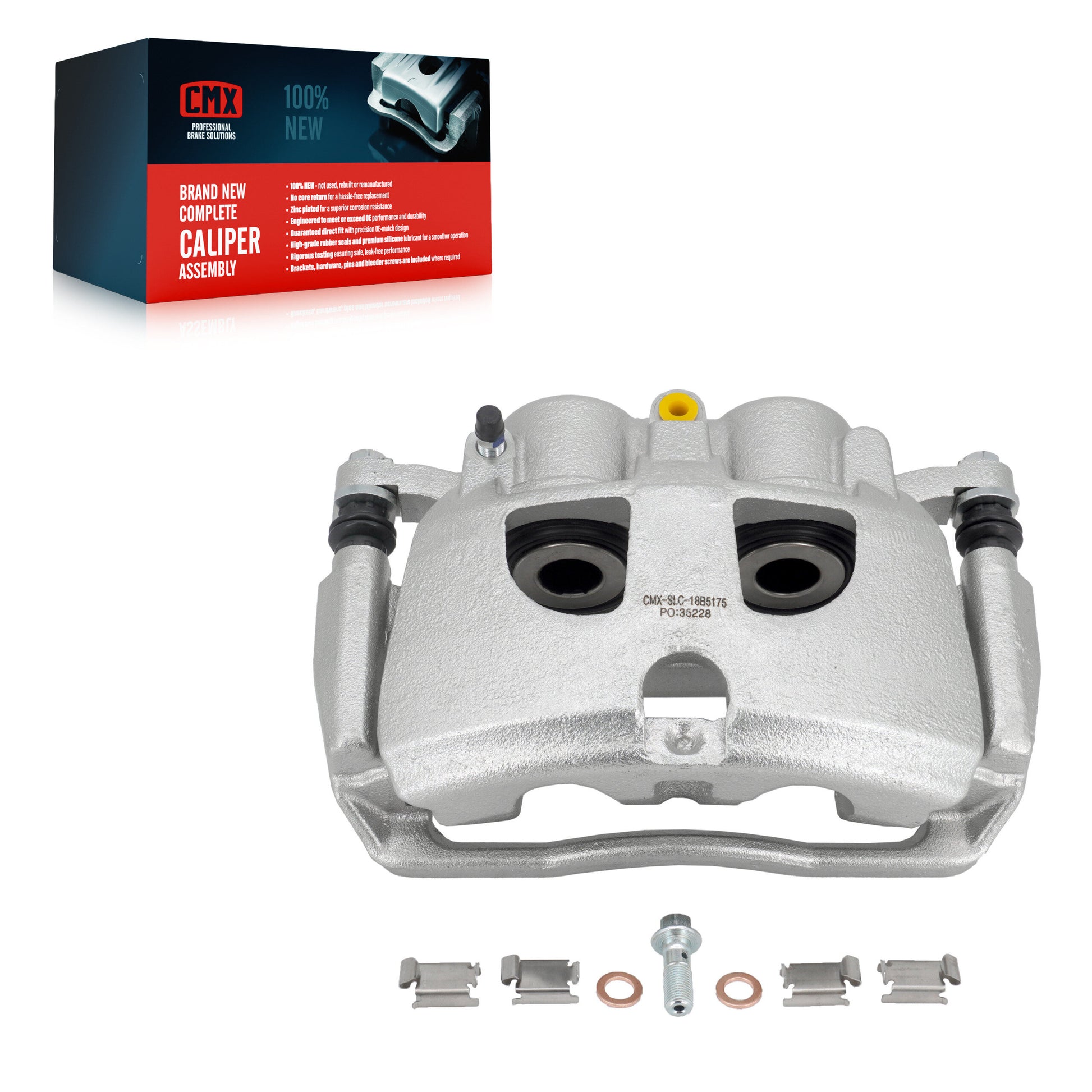 CMX SLC-18B5175 Disc Brake Caliper for 2009-2018 Ram 2500, Ram 3500, Dodge Ram 2500 - Rear Left