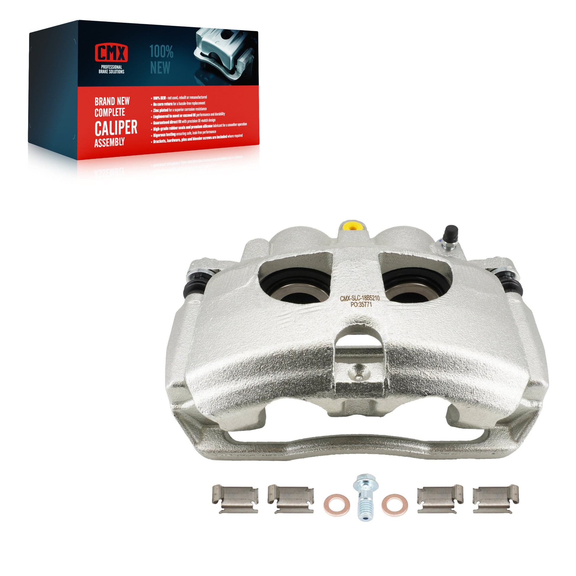CMX SLC-18B5210 Disc Brake Caliper for 2009-2018 Ram 3500, Dodge Ram 3500 - Rear Right