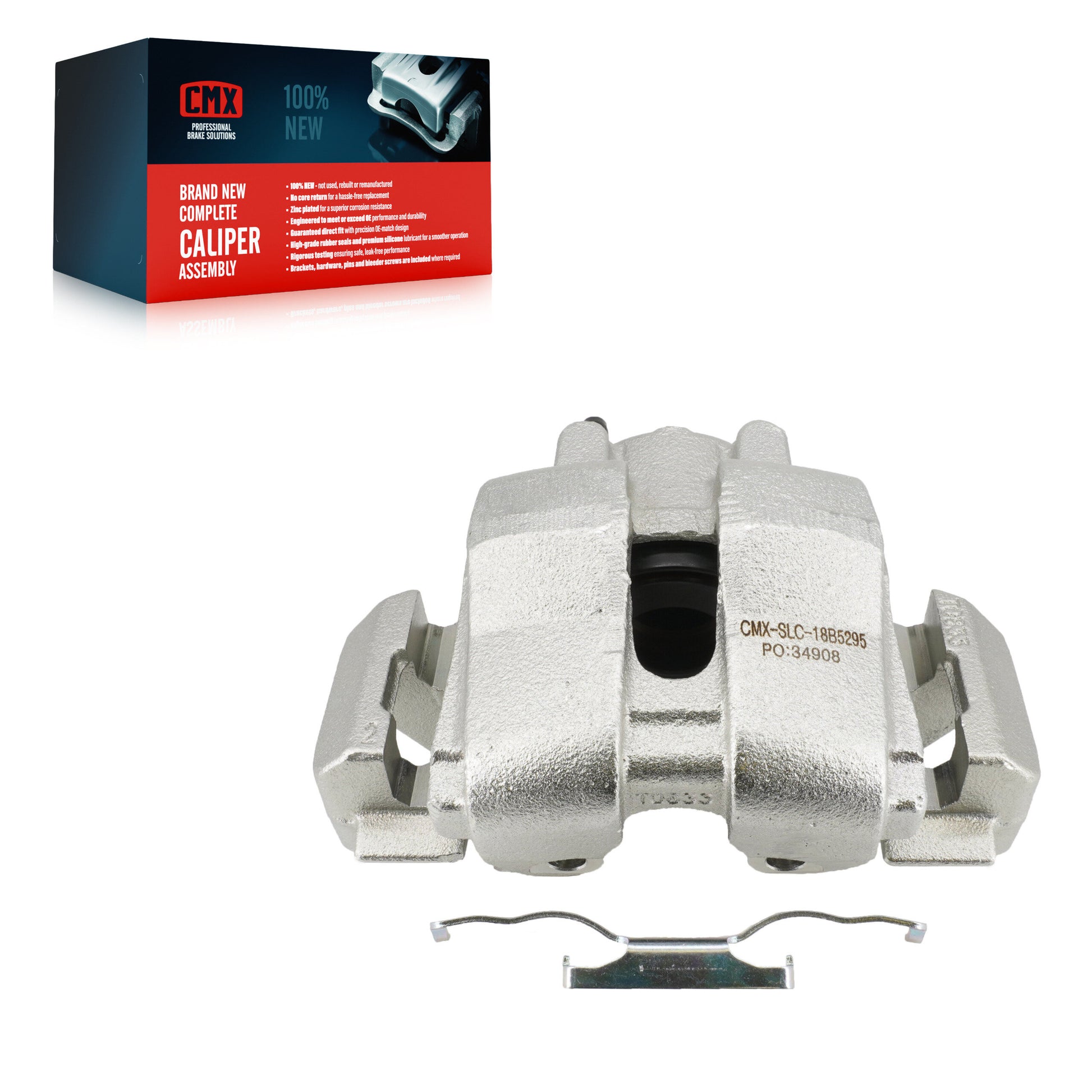 CMX SLC-18B5295 Disc Brake Caliper for 2011-2012 Ford Escape, Mazda Tribute, Mercury Mariner - Front Right