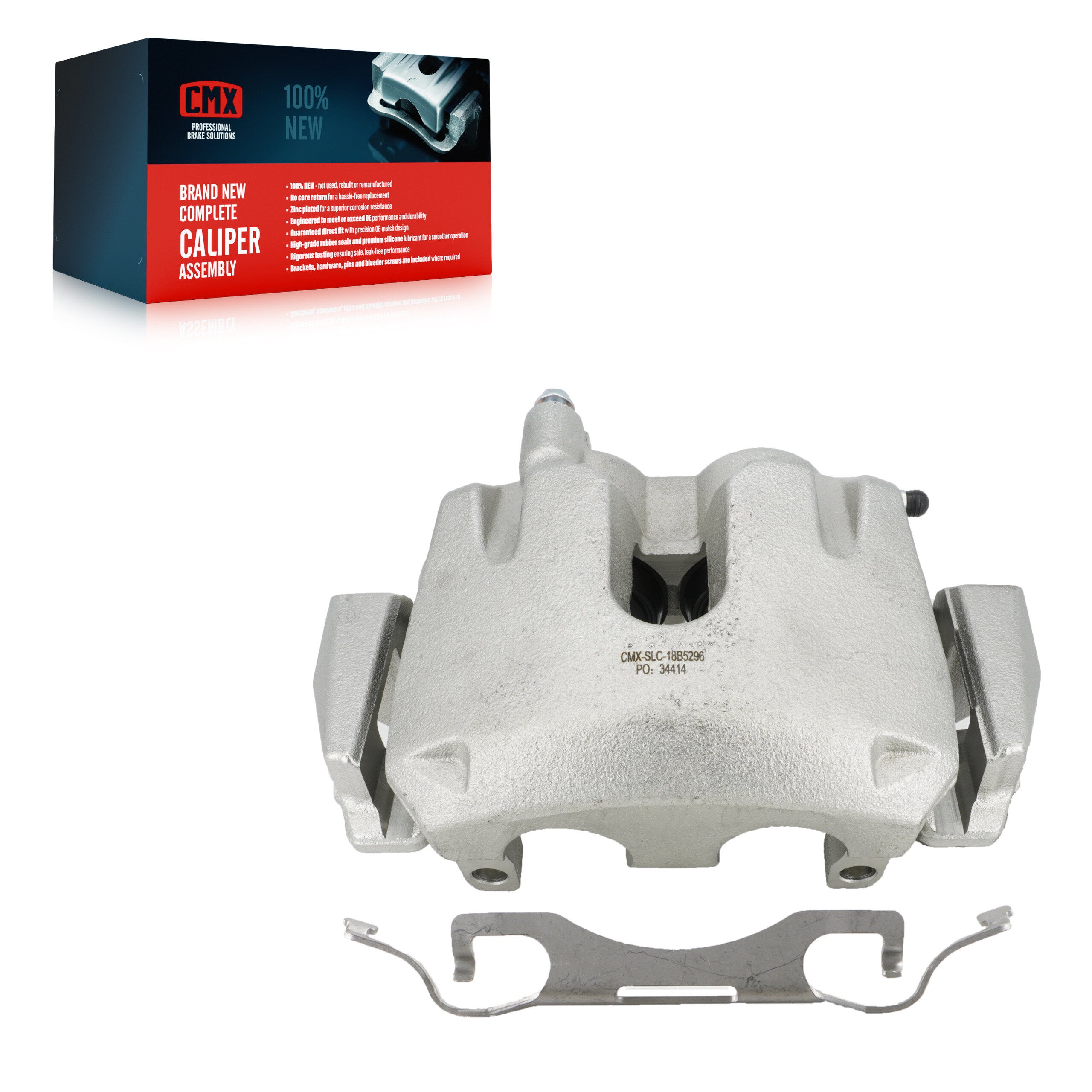 CMX SLC-18B5296 Disc Brake Caliper for 2011-2024 Dodge Durango, Jeep Grand Cherokee - Front Right