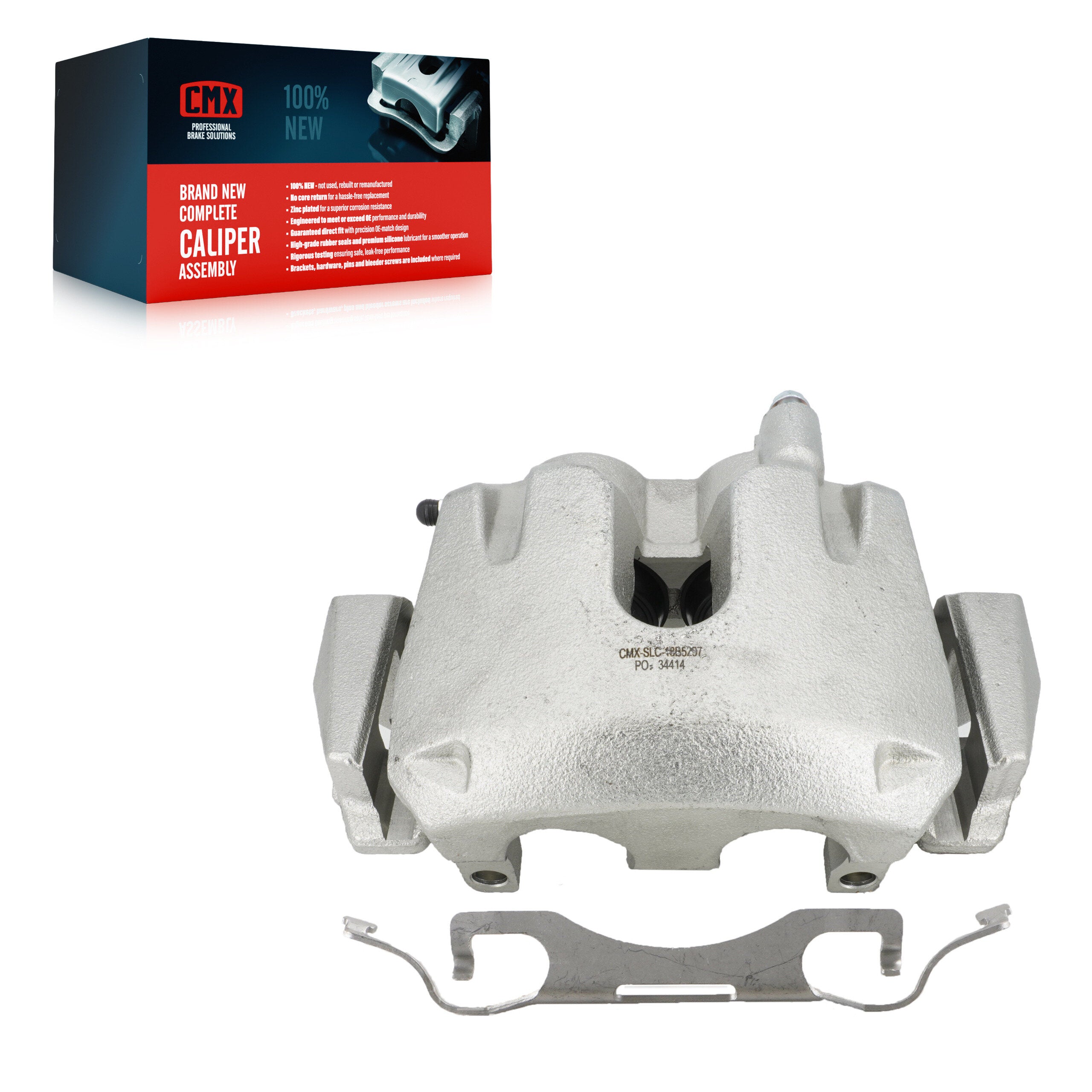 CMX SLC-18B5297 Disc Brake Caliper for 2011-2024 Dodge Durango, Jeep Grand Cherokee - Front Left