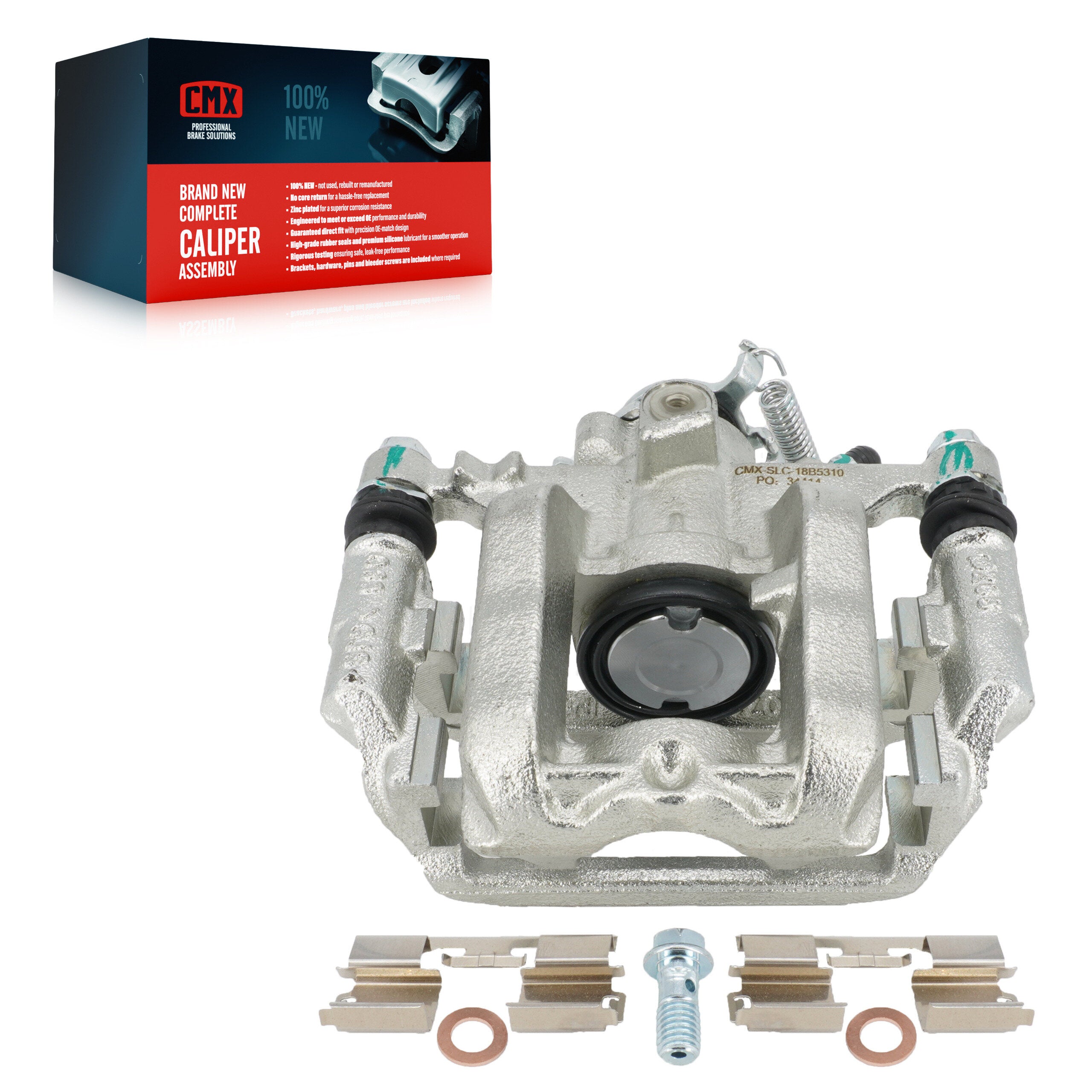 CMX SLC-18B5310 Disc Brake Caliper for 2011-2016 Chevrolet Cruze Limited, Chevrolet Cruze - Rear Right