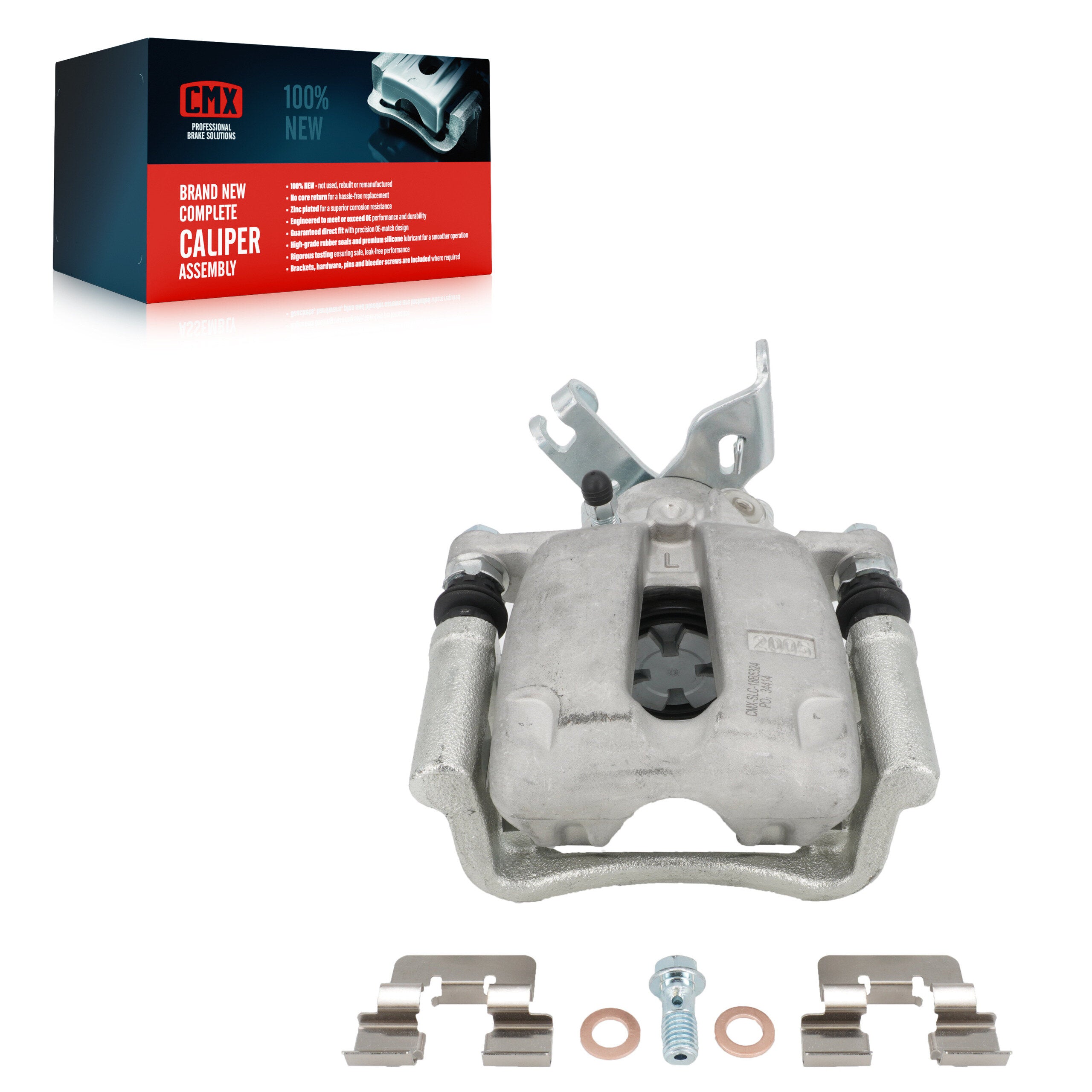 CMX SLC-18B5324 Disc Brake Caliper for 2011-2017 Chevrolet Malibu, Buick LaCrosse, Buick Regal - Rear Left