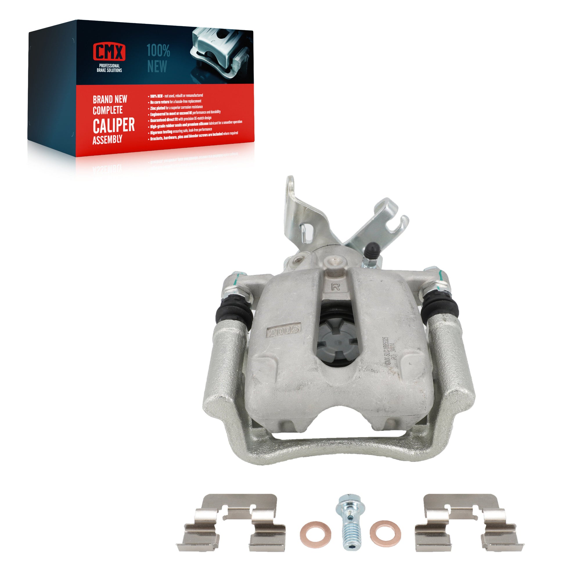 CMX SLC-18B5325 Disc Brake Caliper for 2011-2017 Chevrolet Malibu, Buick LaCrosse, Buick Regal - Rear Right