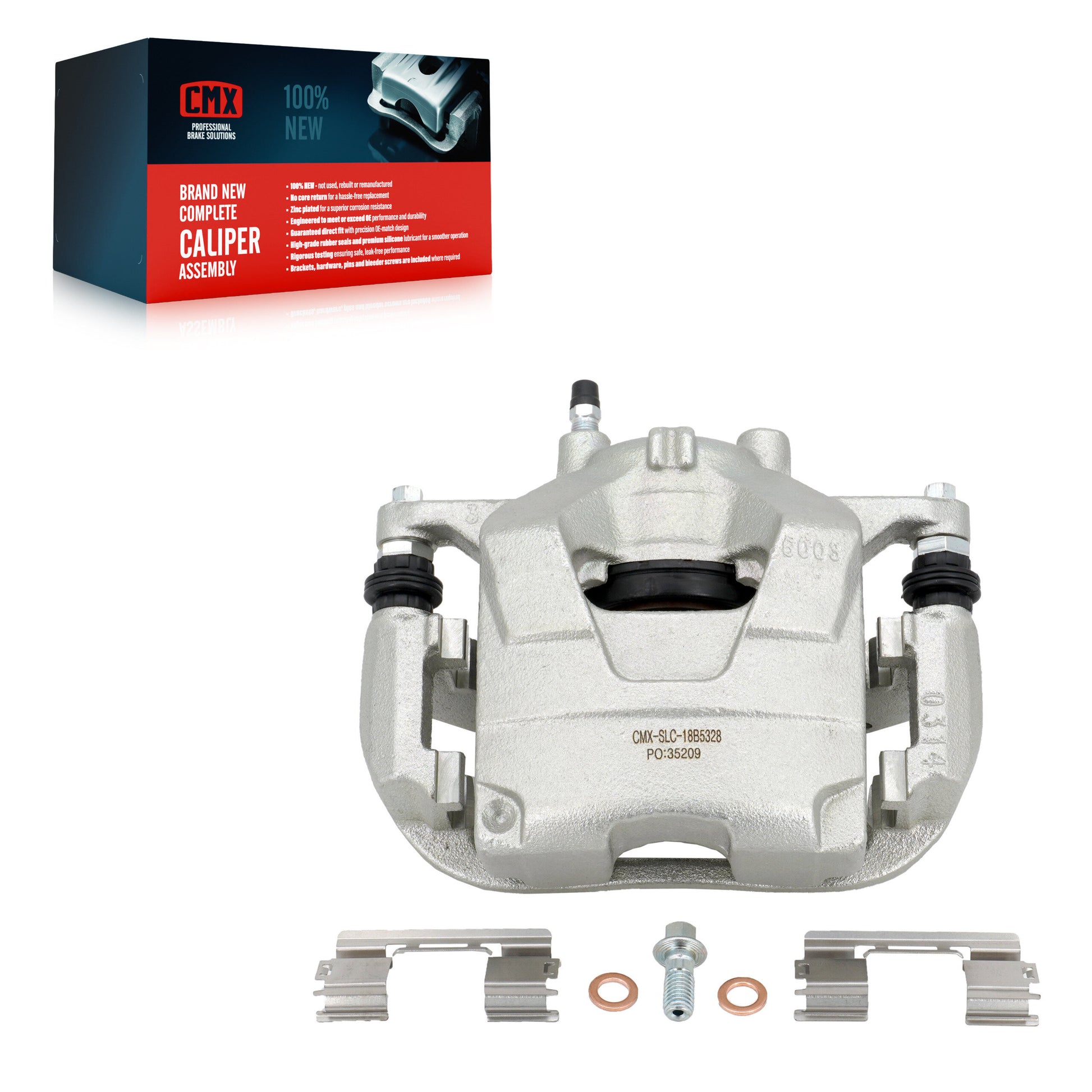 CMX SLC-18B5328 Disc Brake Caliper for 2011-2017 Chevrolet Cruze, Buick Encore, Chevrolet Trax - Front Right