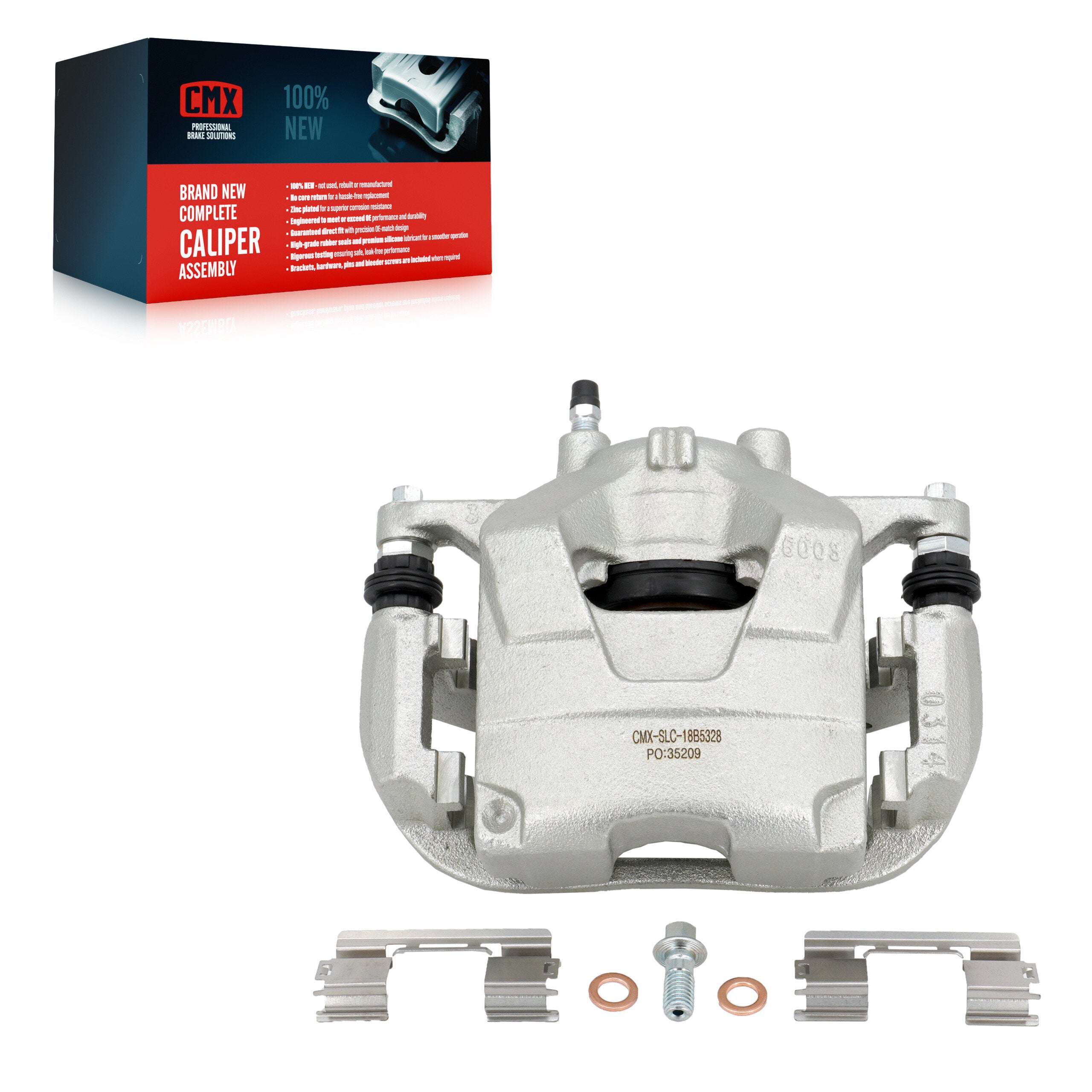 CMX SLC-18B5328 Disc Brake Caliper for 2011-2017 Chevrolet Cruze, Buick Encore, Chevrolet Trax - Front Right