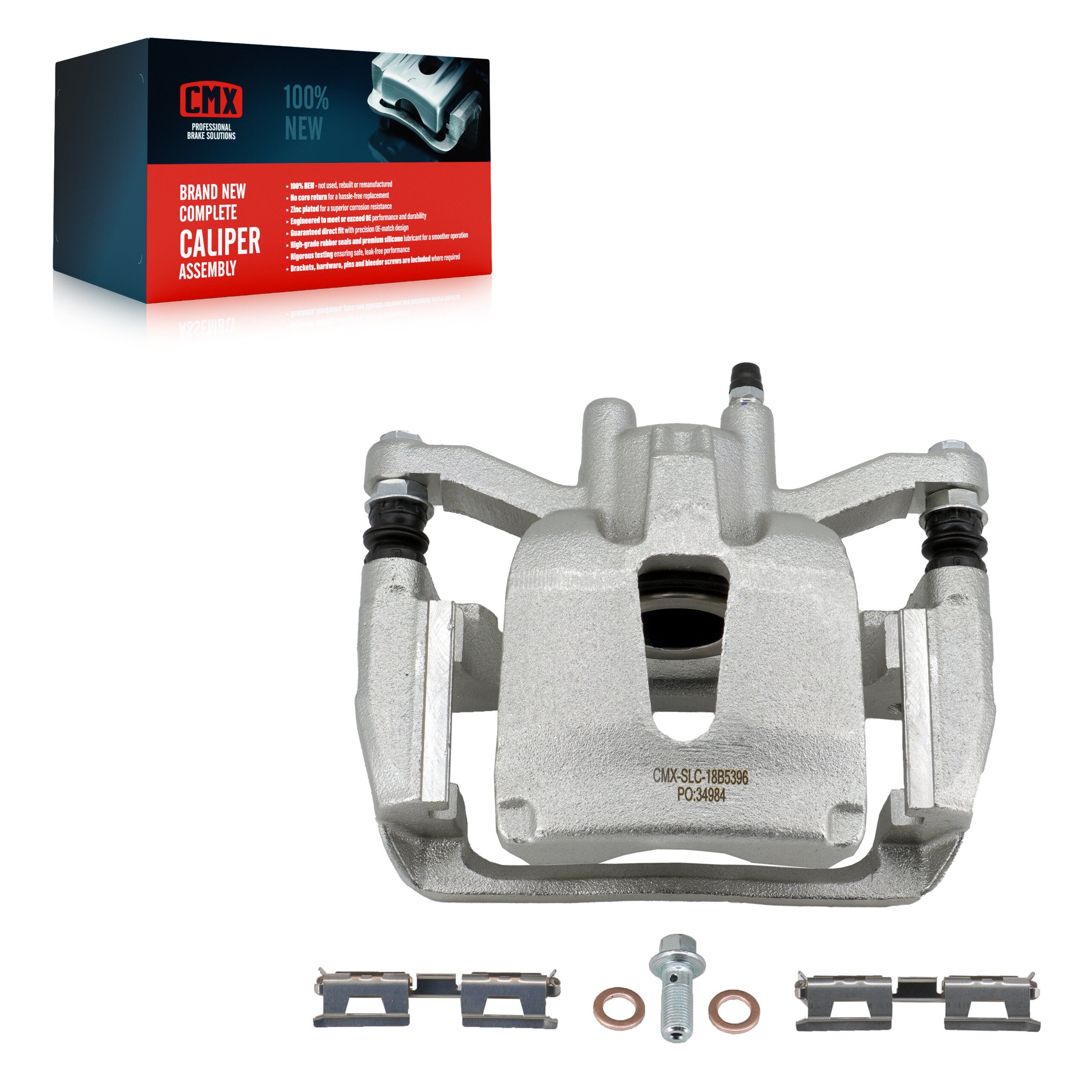 CMX SLC-18B5396 Disc Brake Caliper for 2012-2020 Ford F-150 - Rear Right