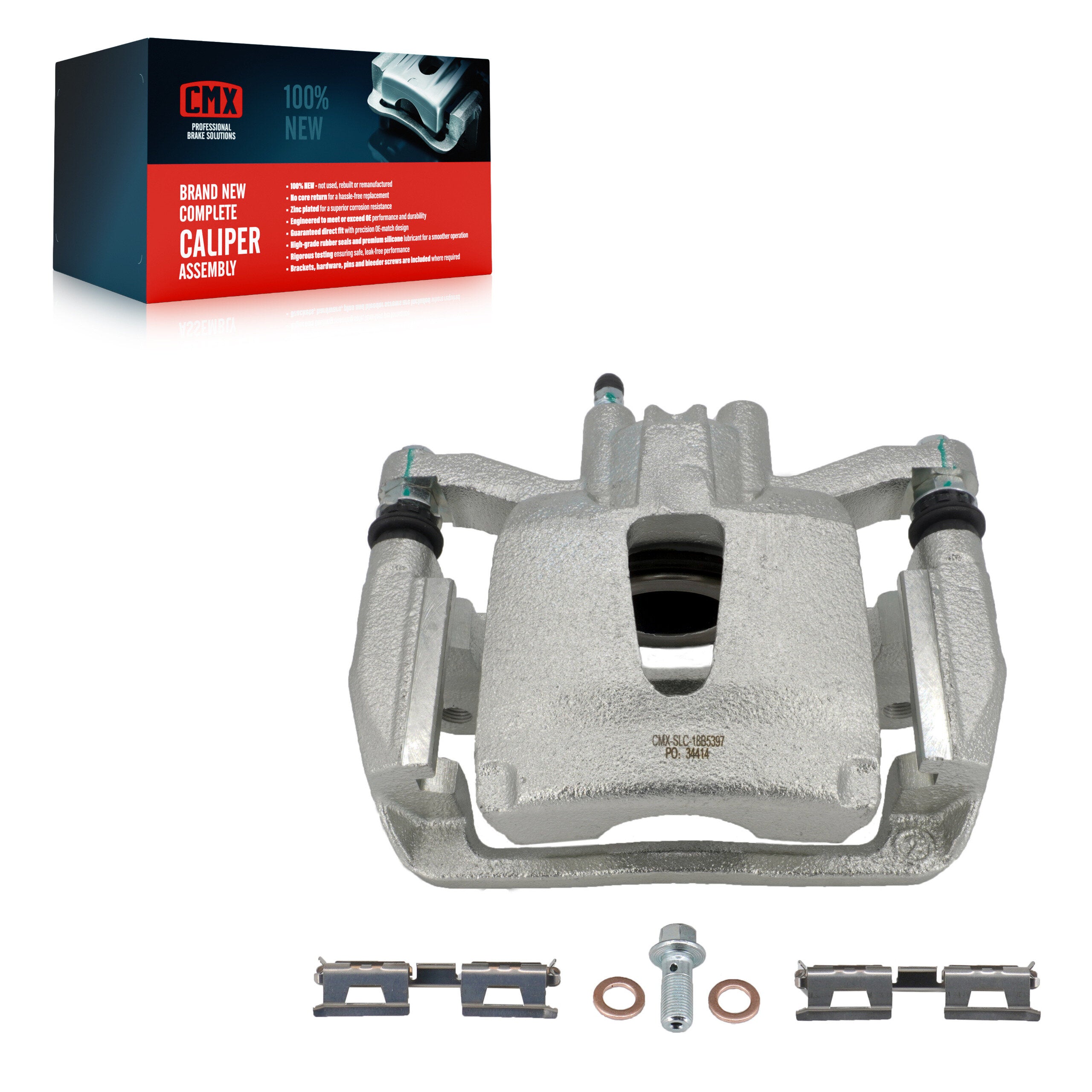 CMX SLC-18B5397 Disc Brake Caliper for 2012-2020 Ford F-150 - Rear Left