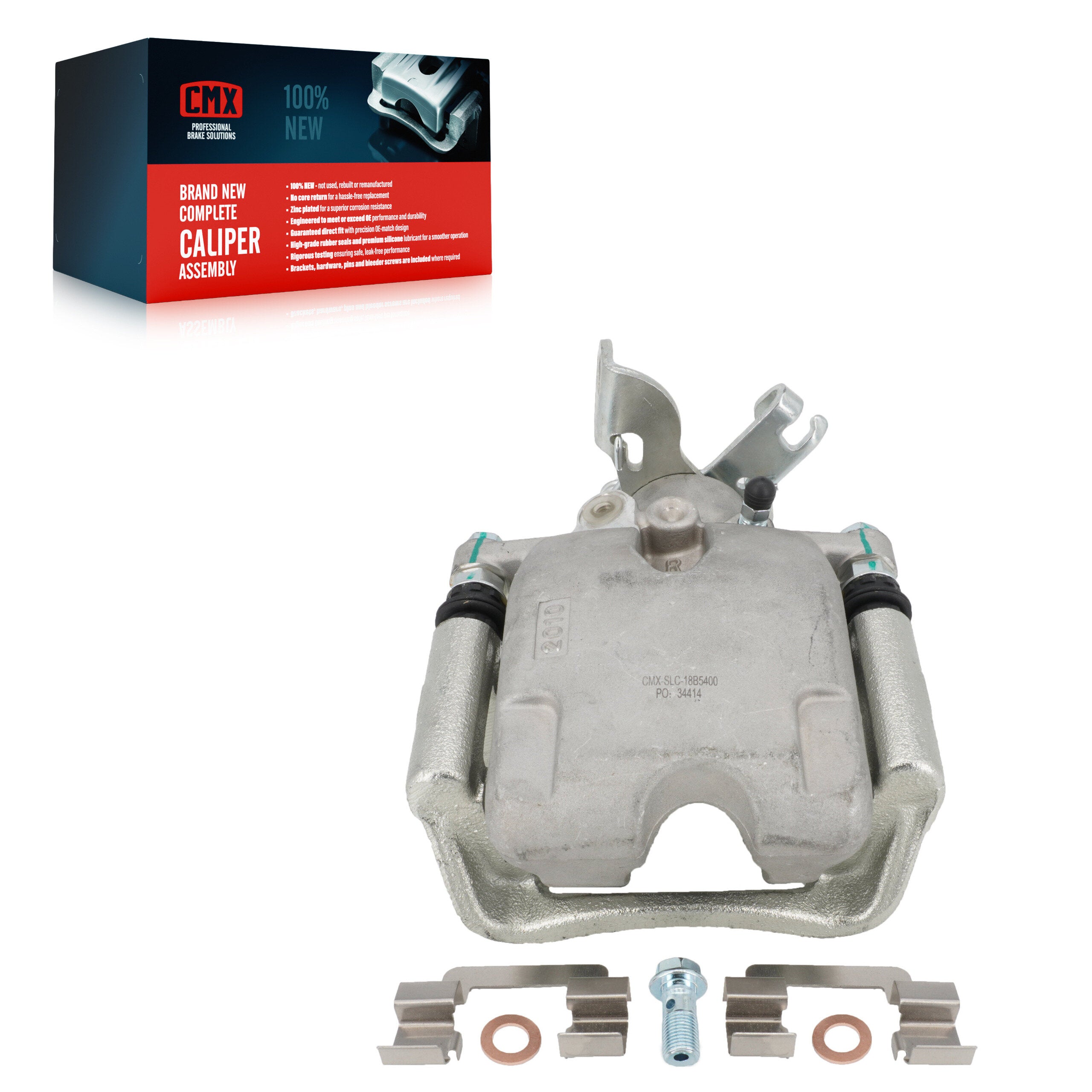 CMX SLC-18B5400 Disc Brake Caliper for 2010-2011 Buick Allure, Buick LaCrosse - Rear Right