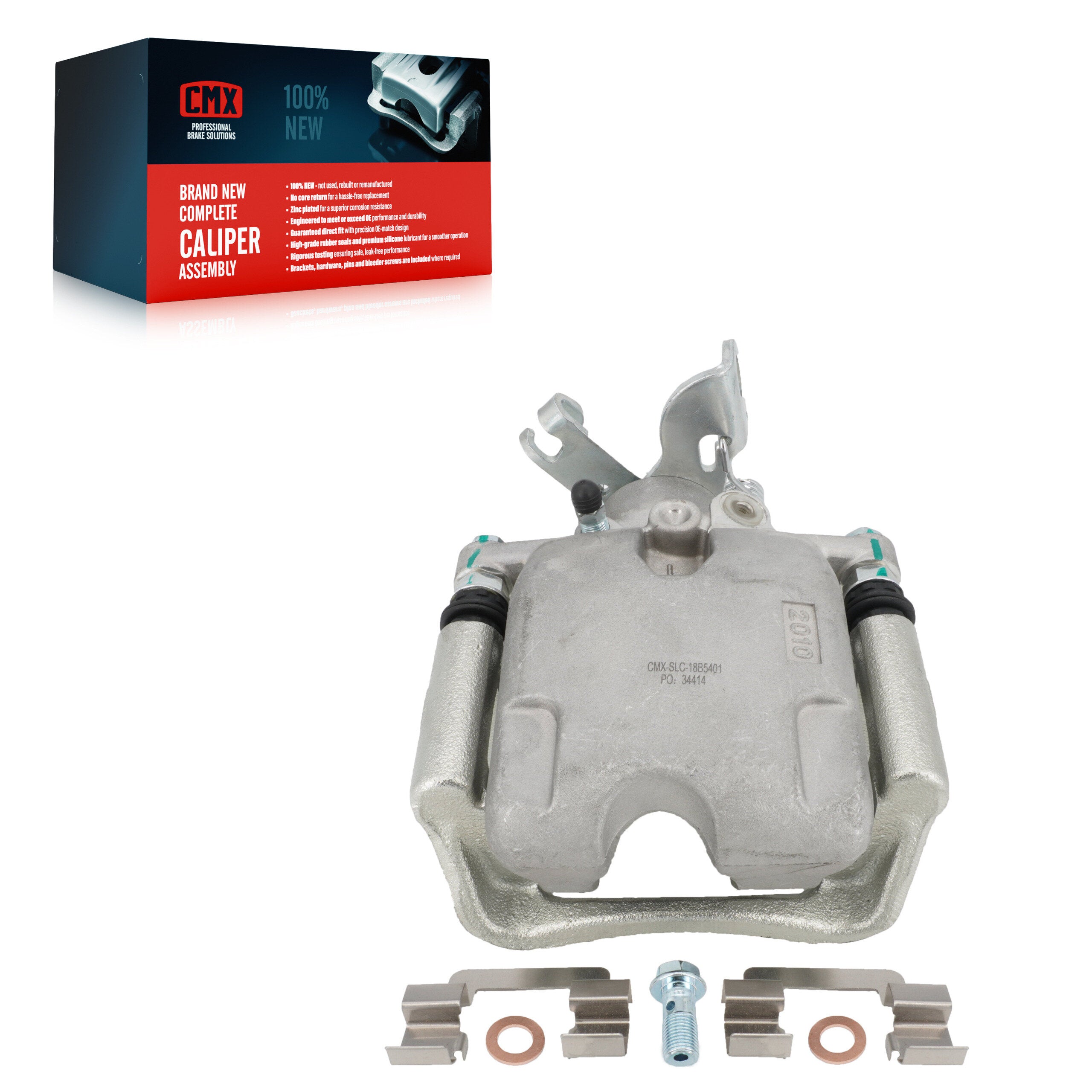 CMX SLC-18B5401 Disc Brake Caliper for 2010-2011 Buick Allure, Buick LaCrosse - Rear Left