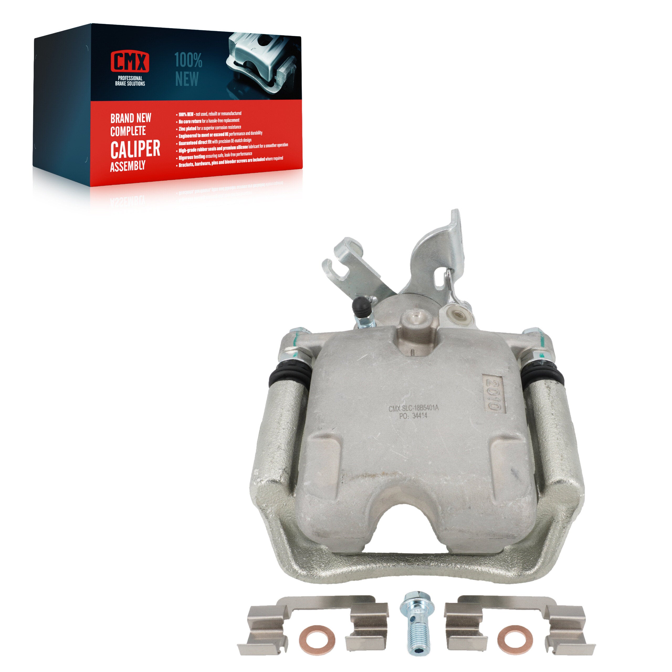CMX SLC-18B5401A Disc Brake Caliper for 2011-2020 Chevrolet Impala, Cadillac XTS, Chevrolet Malibu - Rear Left