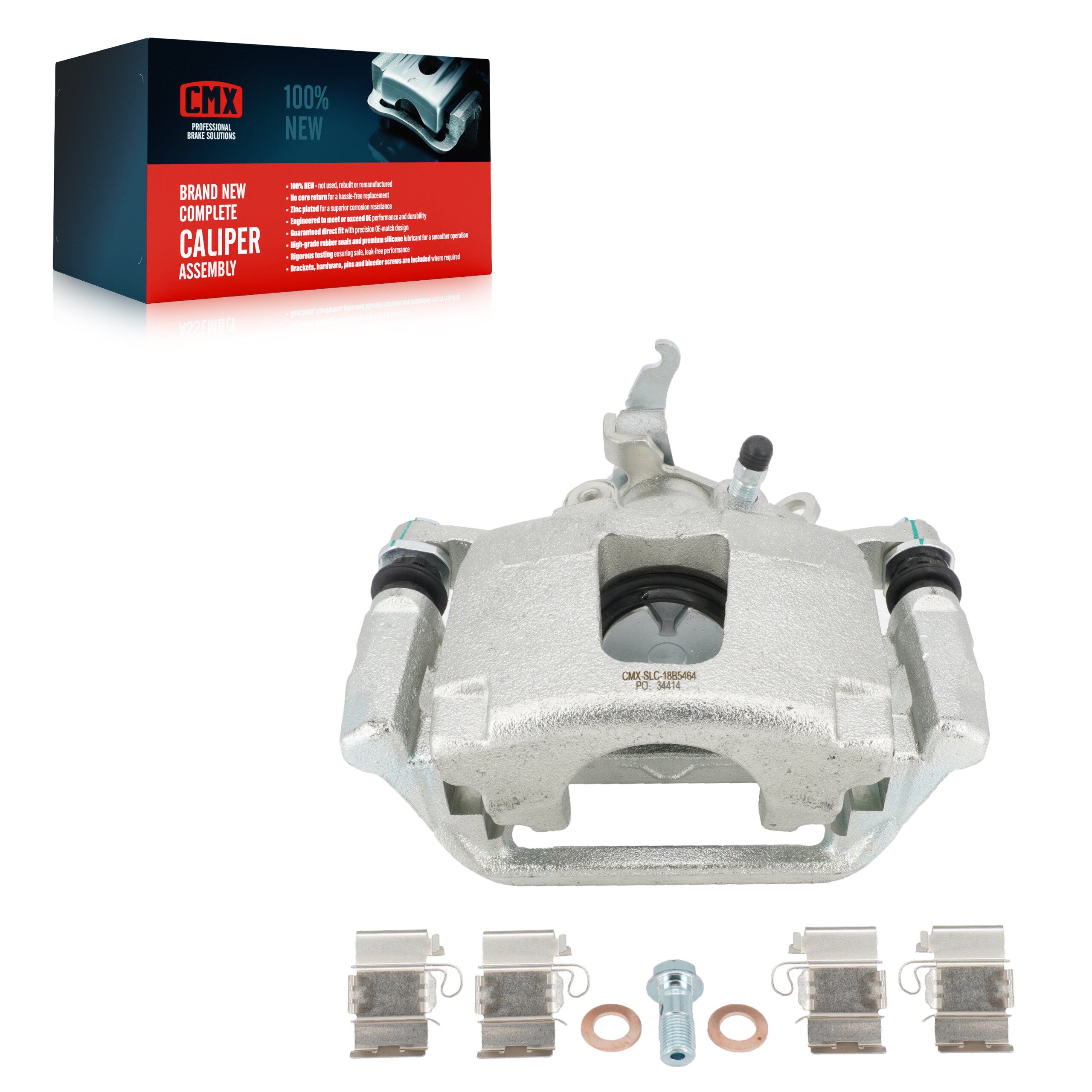 CMX SLC-18B5464 Disc Brake Caliper for 2012-2020 Dodge Journey - Rear Right