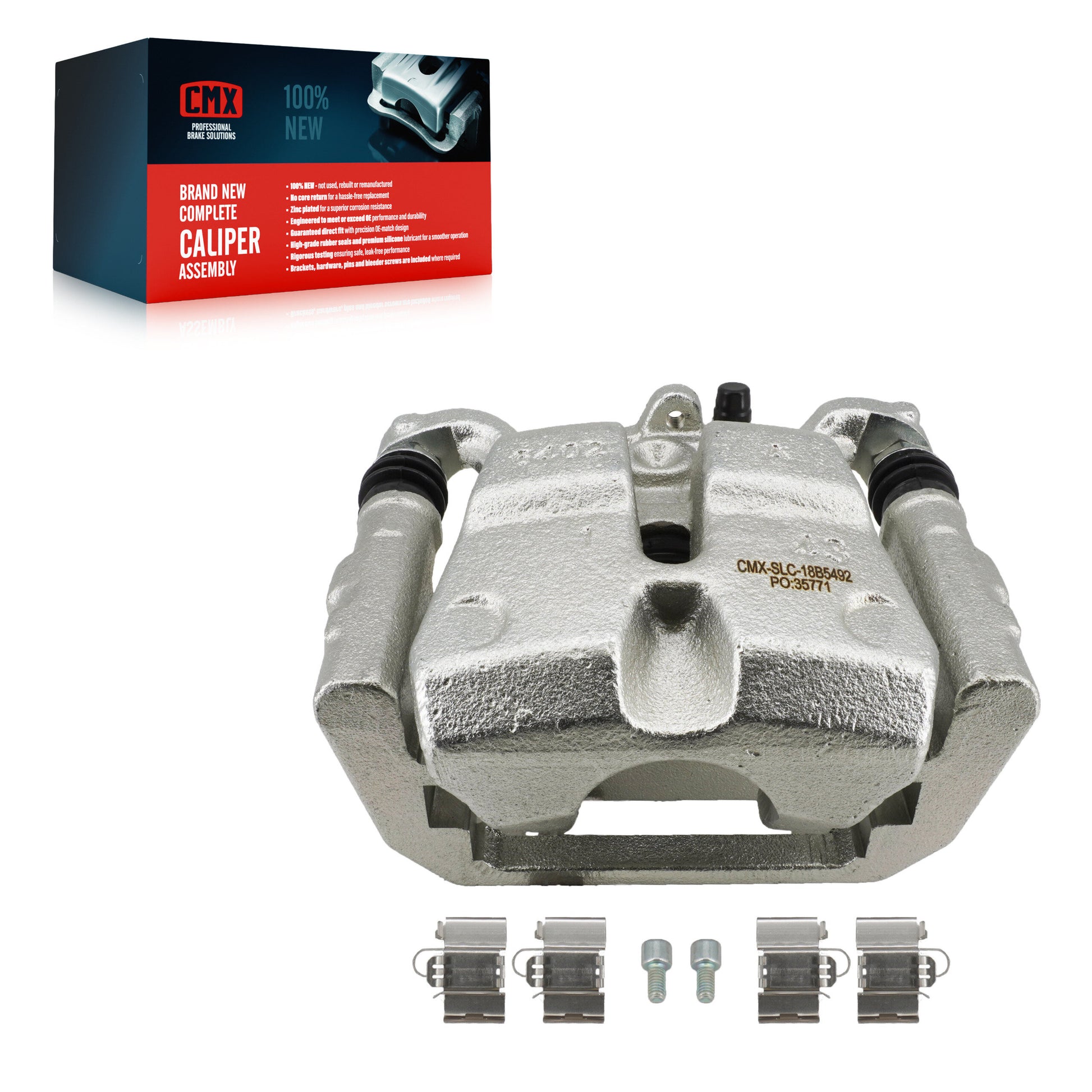 CMX SLC-18B5492 Disc Brake Caliper for 2014-2023 Jeep Cherokee - Rear Right