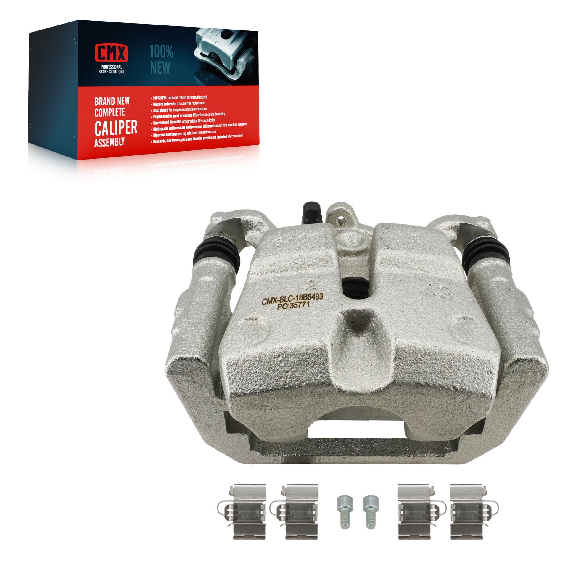 CMX SLC-18B5493 Disc Brake Caliper for 2014-2023 Jeep Cherokee - Rear Left