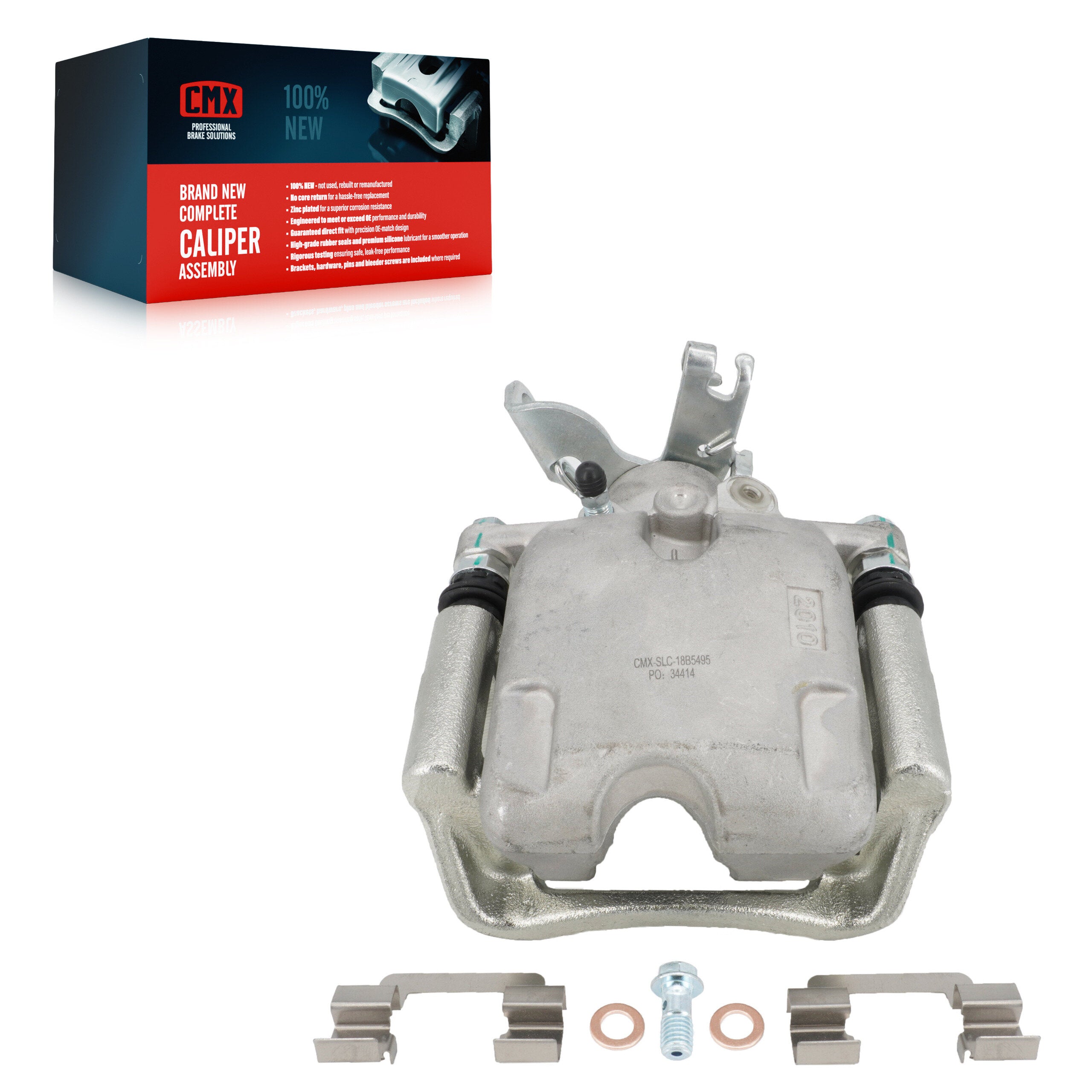 CMX SLC-18B5495 Disc Brake Caliper for 2014-2015 Chevrolet Malibu - Rear Left