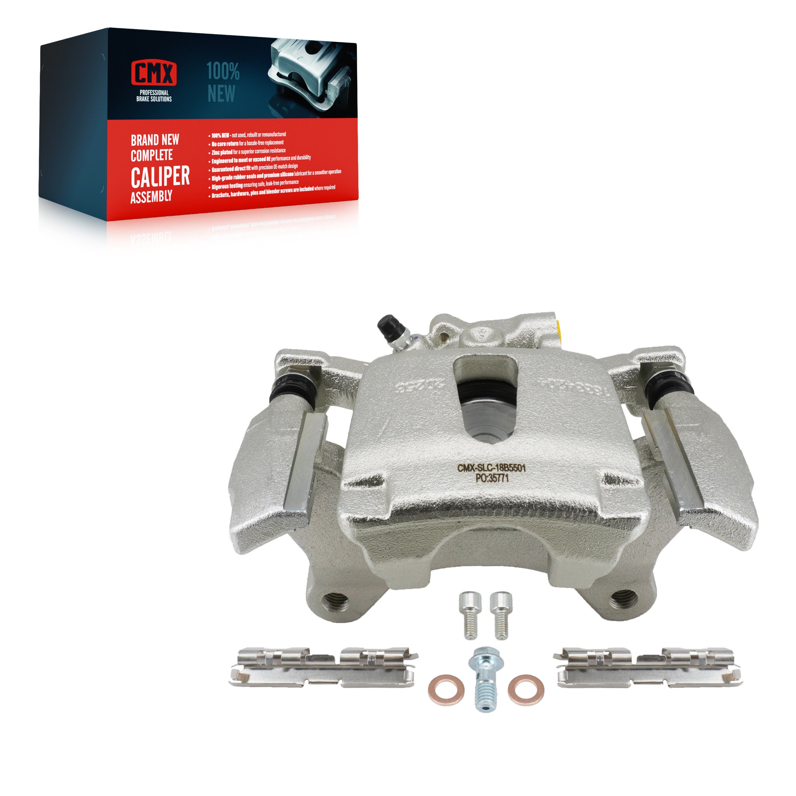 CMX SLC-18B5501 Disc Brake Caliper for 2015-2019 Ford F-150 - Rear Left