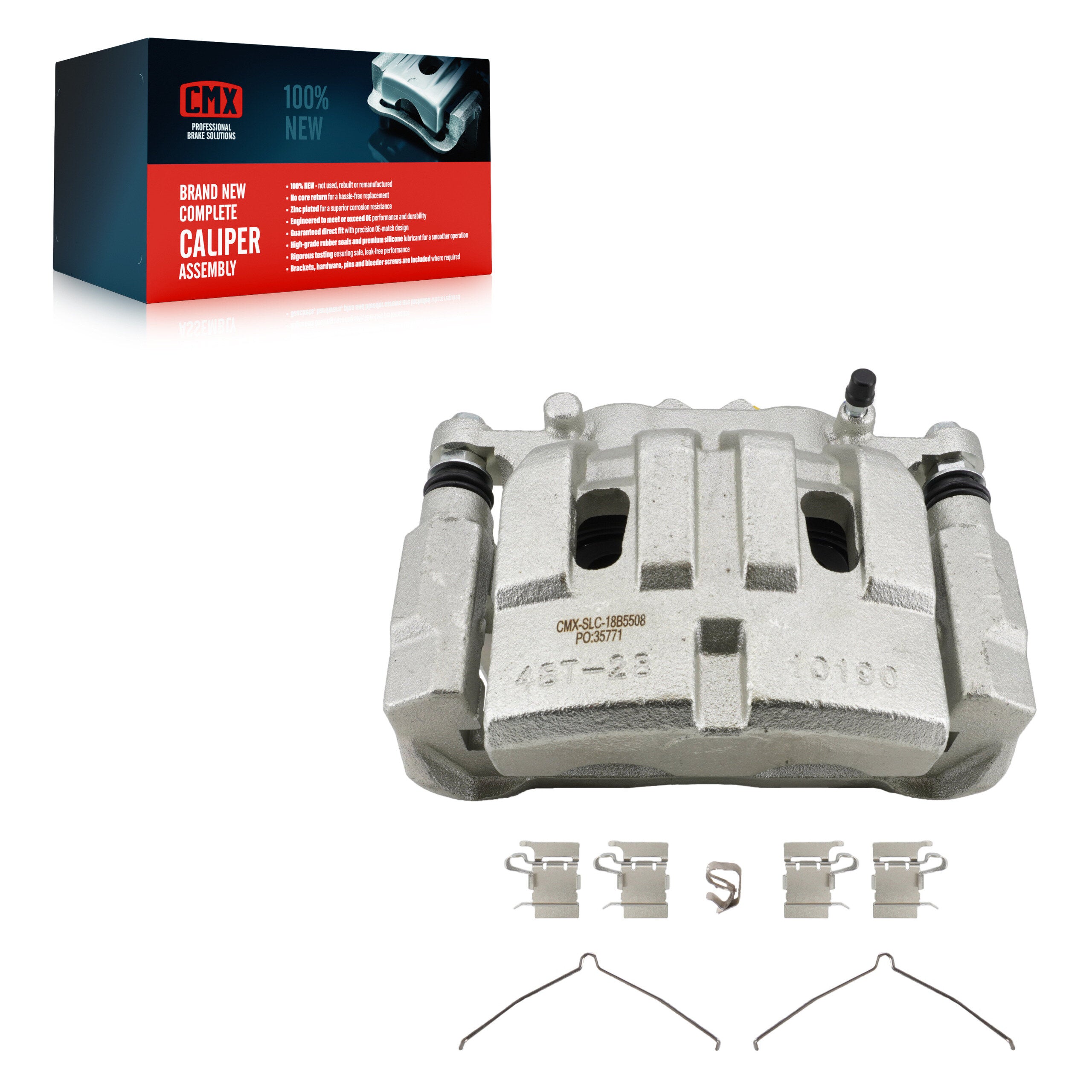 CMX SLC-18B5508 Disc Brake Caliper for 2014-2023 Jeep Cherokee - Front Left