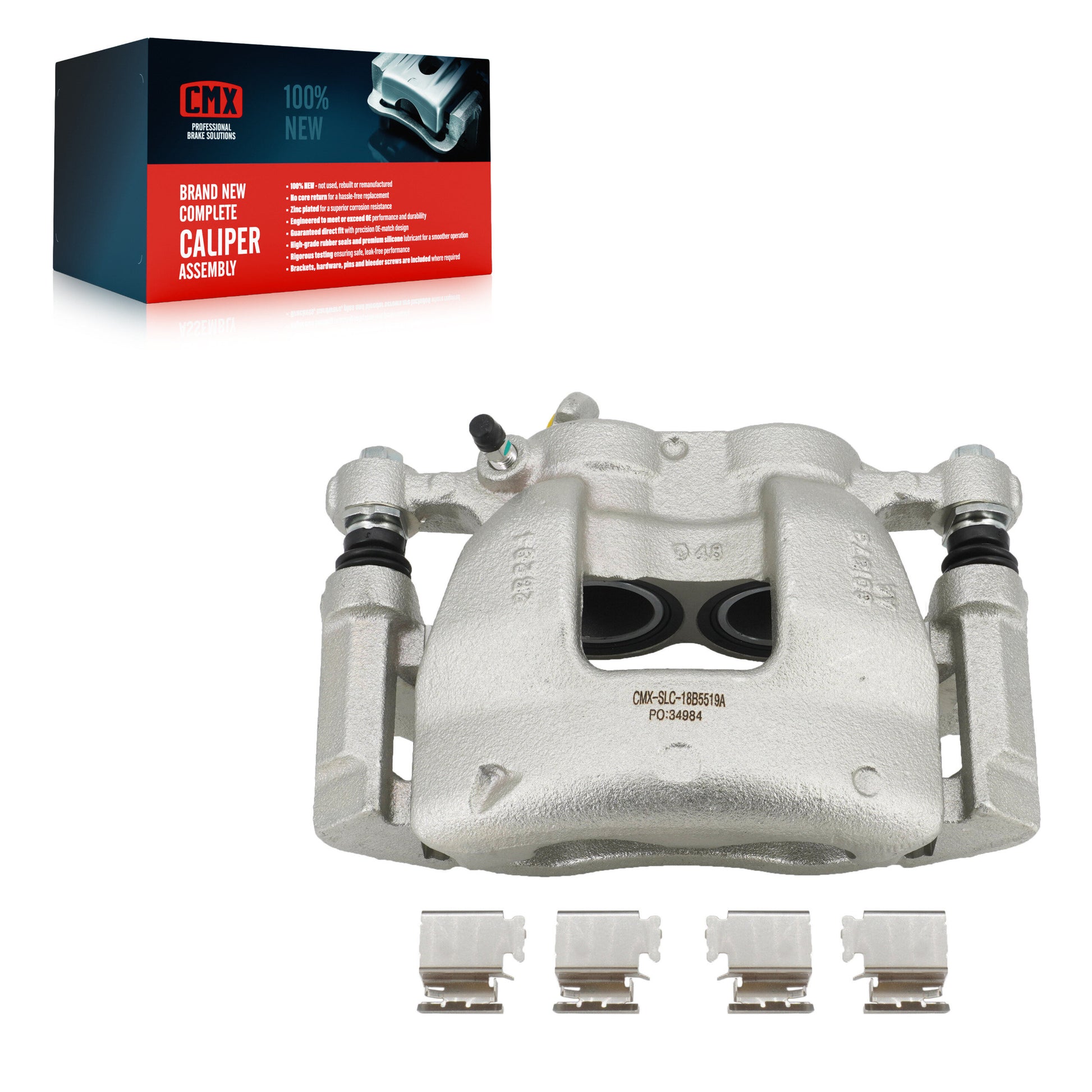 CMX SLC-18B5519A Disc Brake Caliper for 2015-2026 Ford Transit-350 HD - Front Right