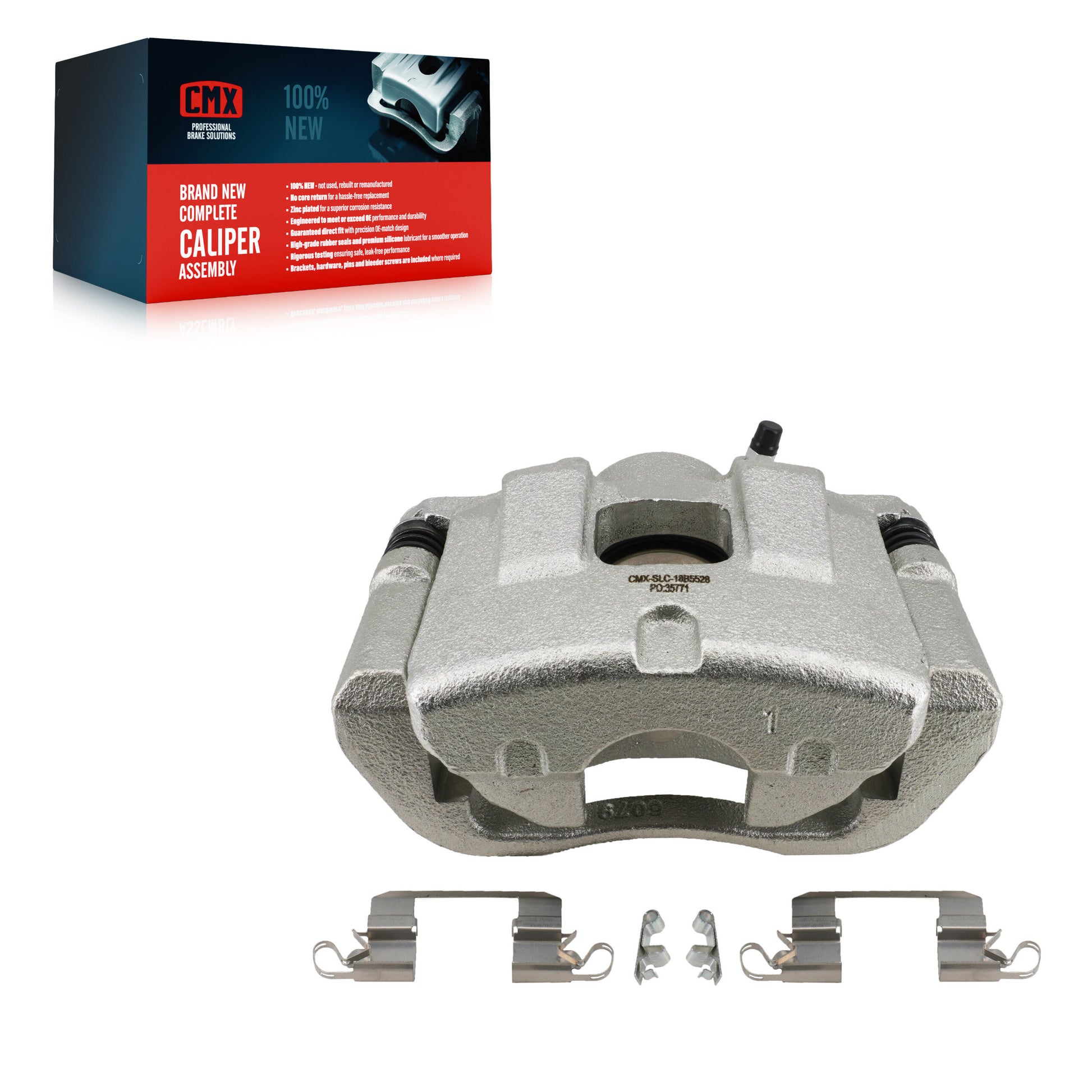 CMX SLC-18B5528 Disc Brake Caliper for 2014-2023 Chrysler 200, Jeep Cherokee - Front Left