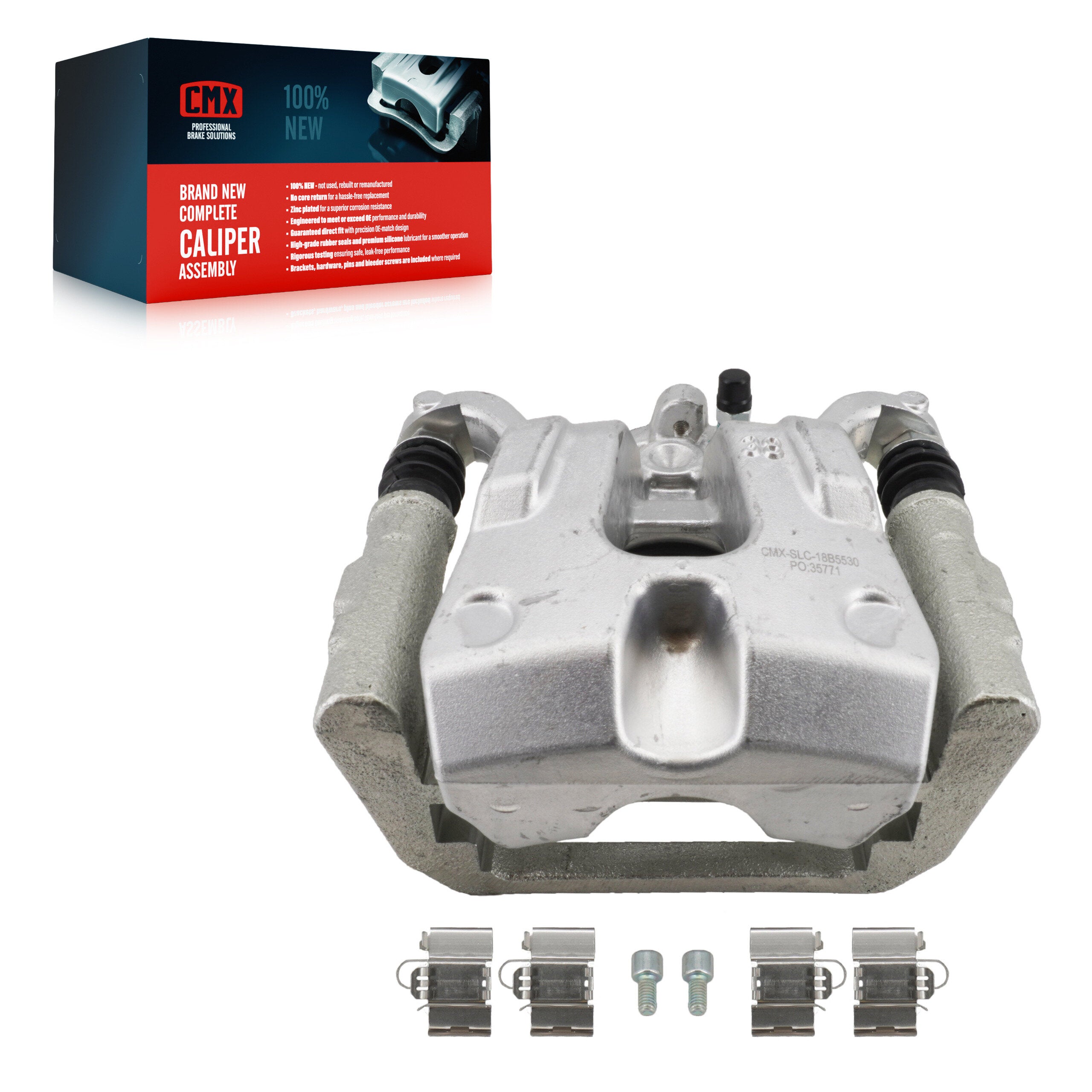 CMX SLC-18B5530 Disc Brake Caliper for 2014-2023 Chrysler 200, Jeep Cherokee - Rear Right