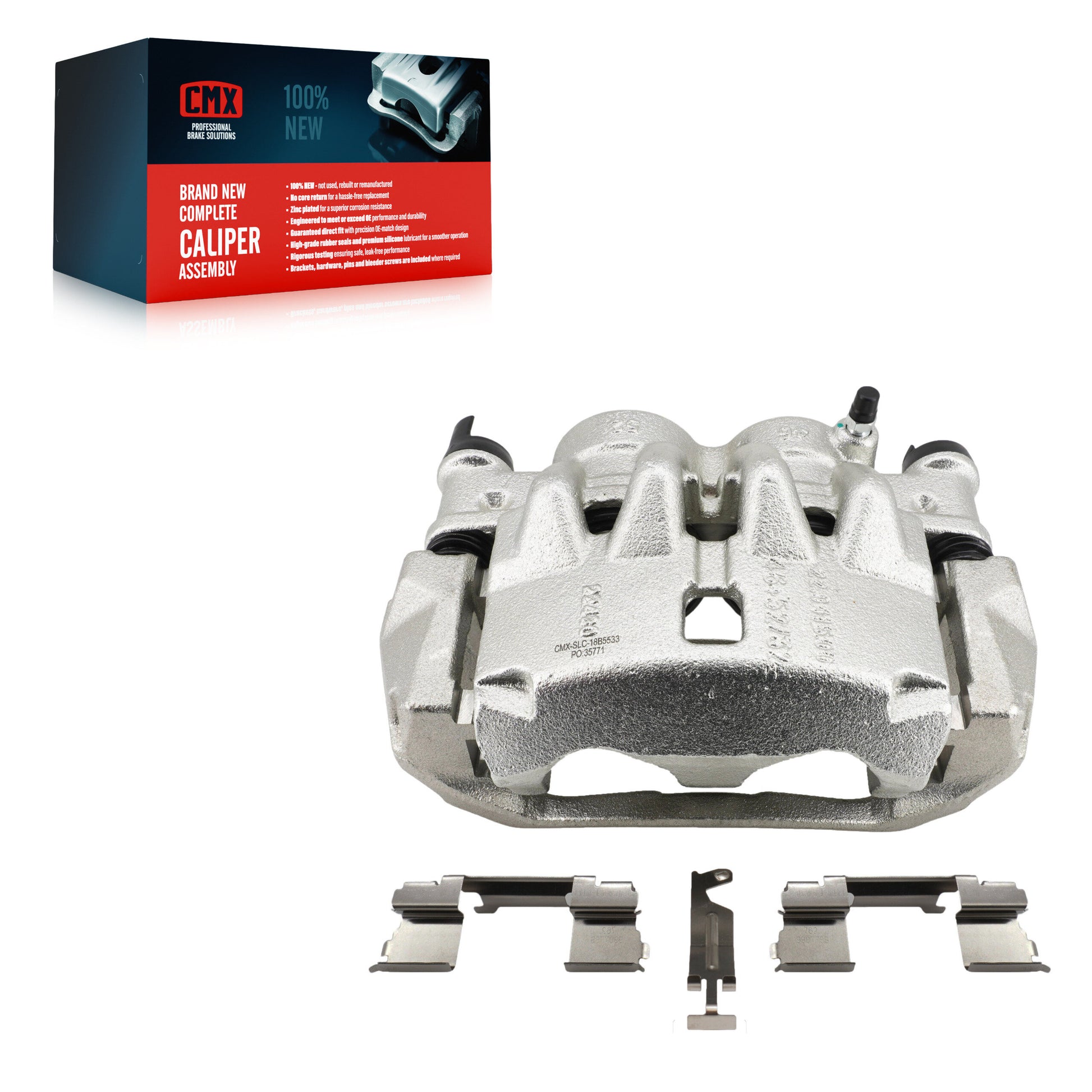 CMX SLC-18B5533 Disc Brake Caliper for 2014-2021 Ram ProMaster 1500, Ram ProMaster 2500, Ram ProMaster 3500 - Front Left