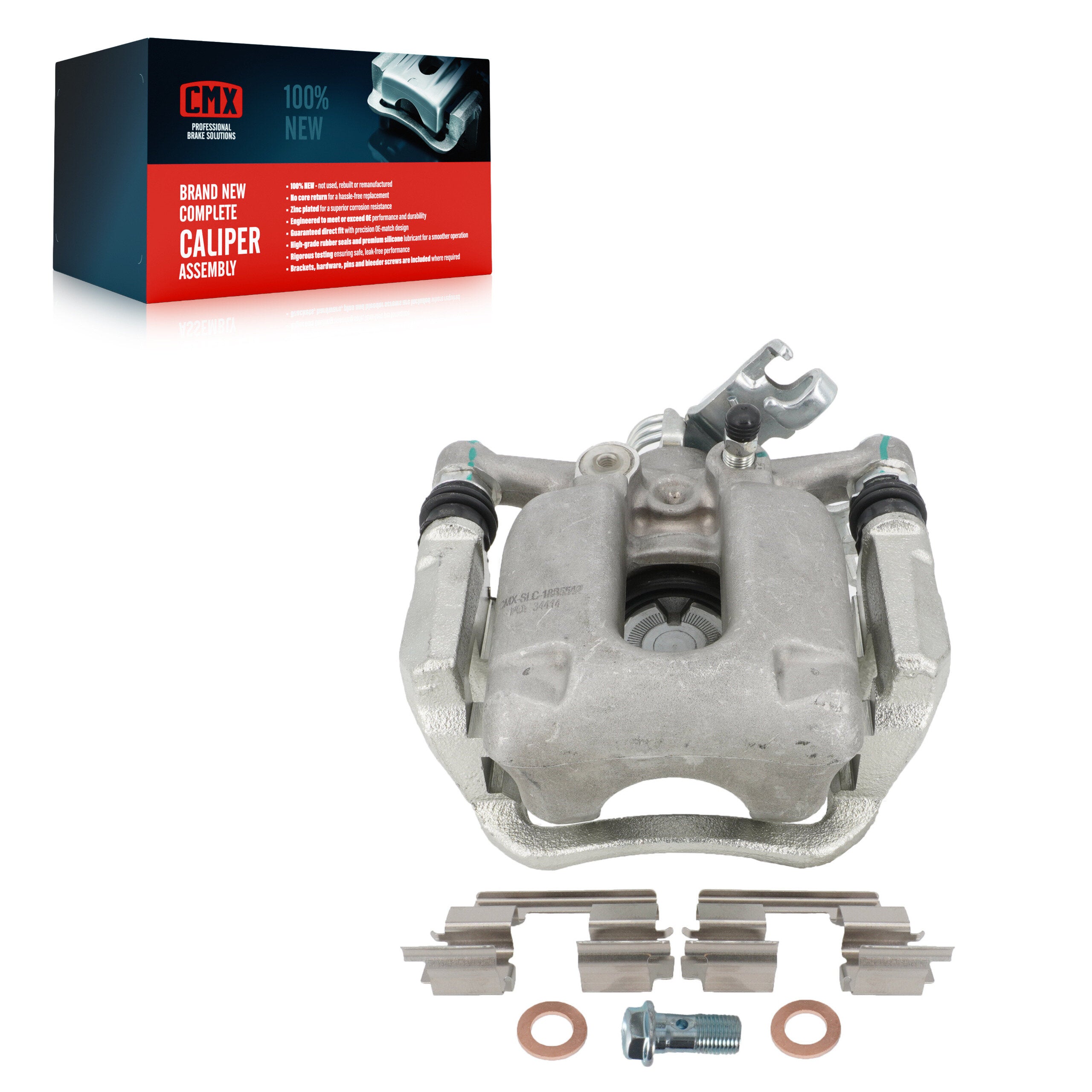 CMX SLC-18B5542 Disc Brake Caliper for 2016-2019 Chevrolet Cruze - Rear Right