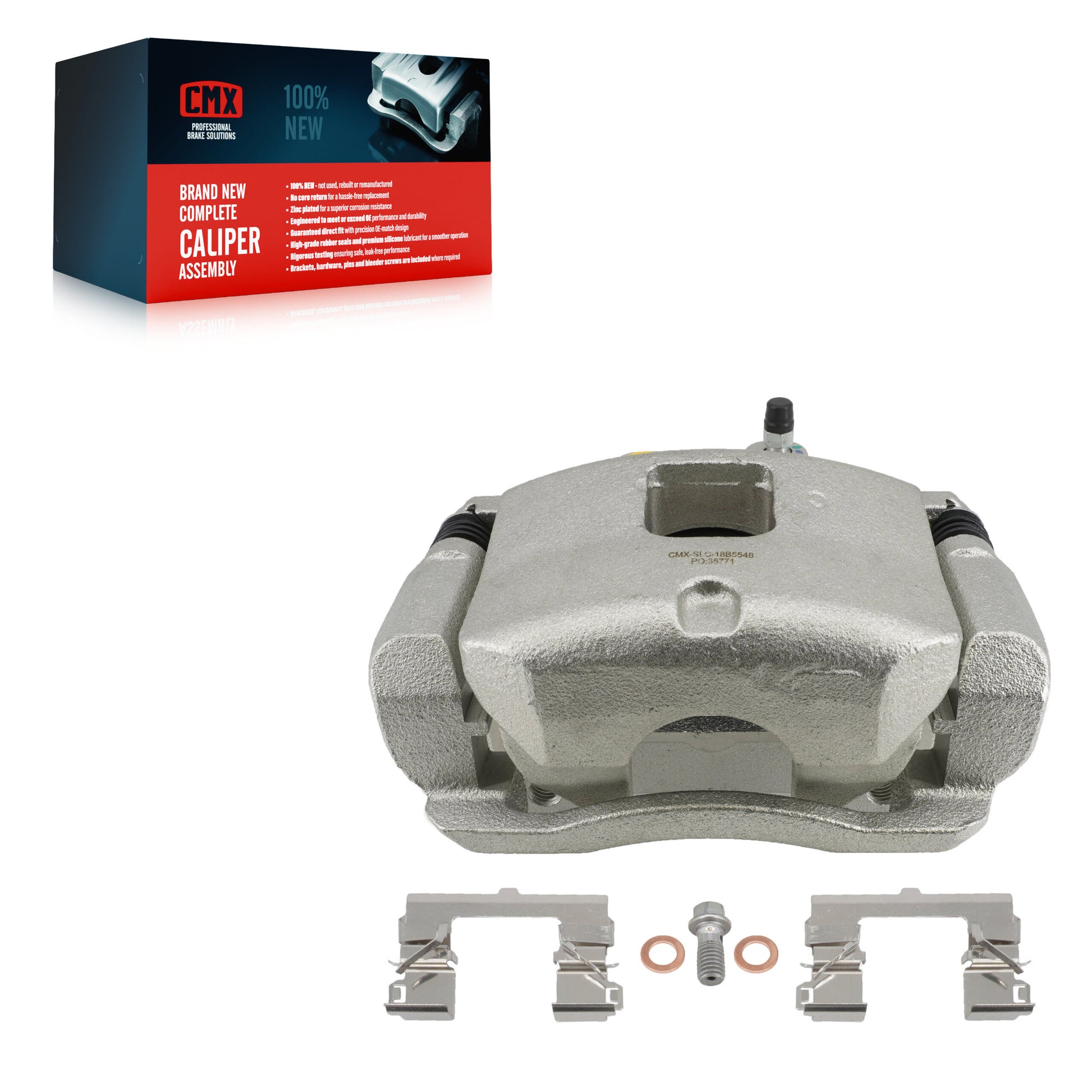 CMX SLC-18B5548 Disc Brake Caliper for 2016-2022 Chevrolet Camaro, Cadillac XT4, Buick Regal Sportback - Front Right, Front Left